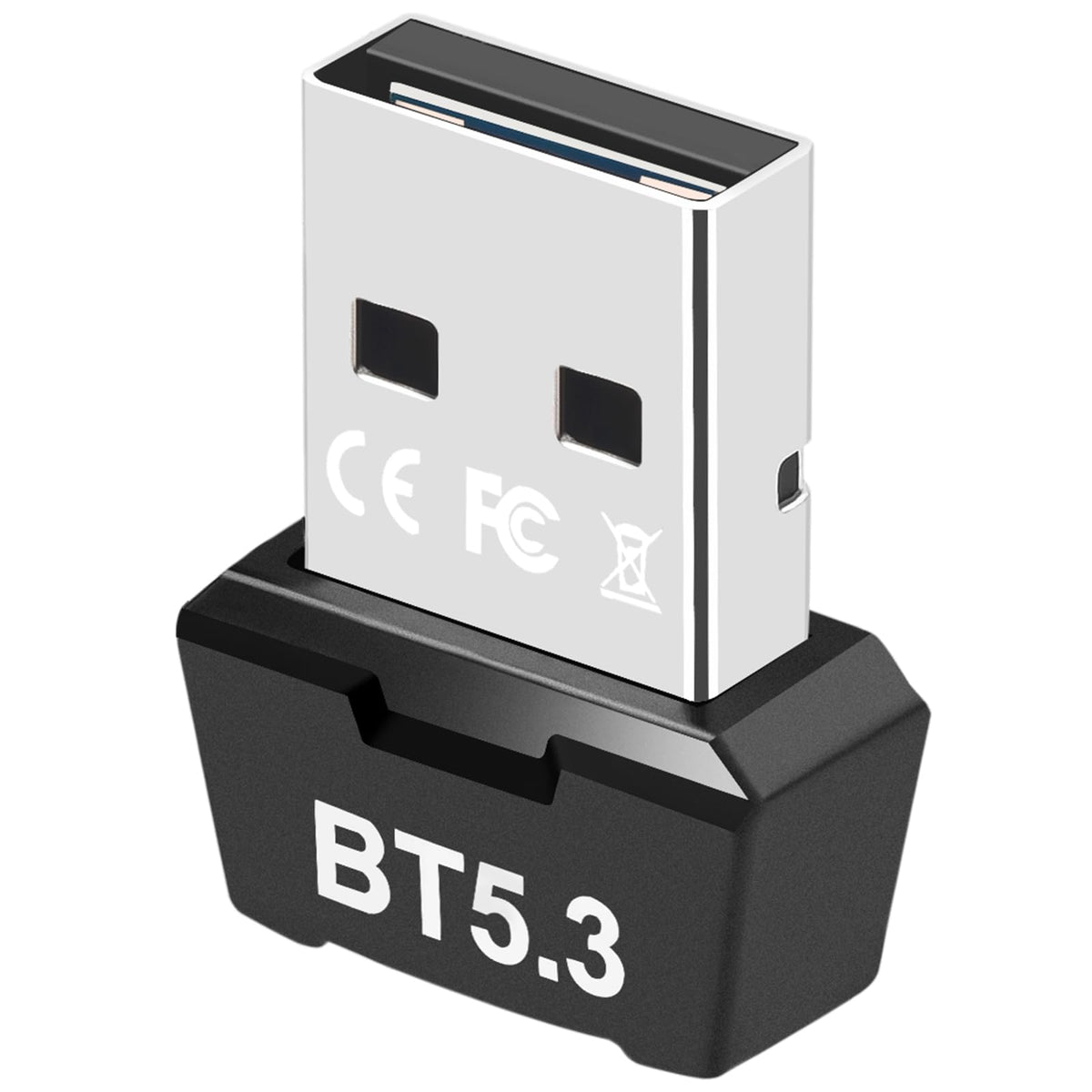 Garogyi Usb Bluetooth 5.3 Adapter For Pc, Supports Windows 11/10/8.1/7,5.3+Edr Bluetooth Wireless Transmitter Receiver For Deskt