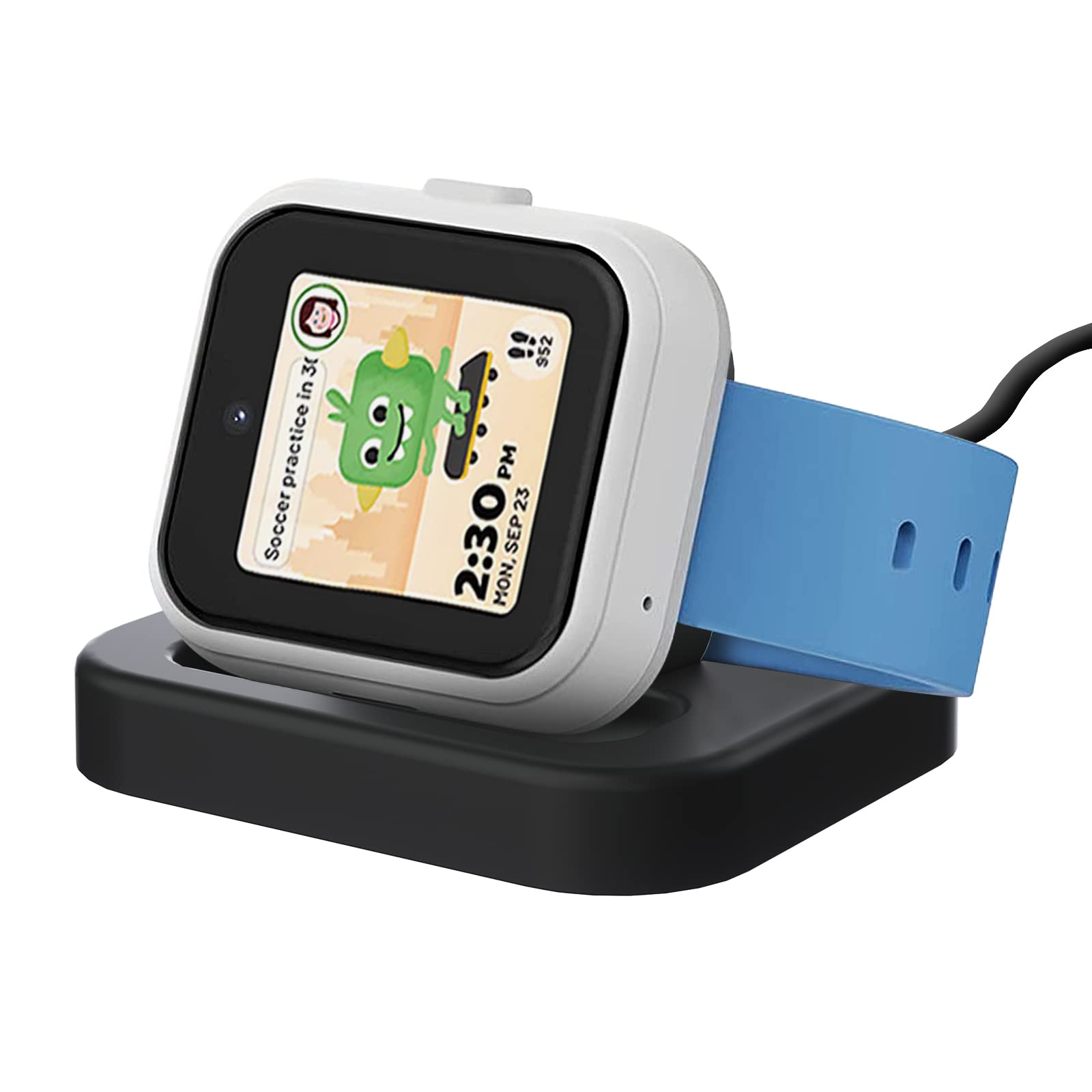 Compatible With Syncup Kids Watch Charger Stand Dock, For T Mobile Sync Up Kids Watch With 3.3 Feet Charger Cable (Black)