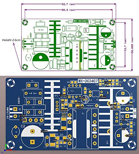 Noyito Ac To Dc Isolated Power Supply Module Ac 120V 110V   245V To Dc 12V 6A 72W Peak 12V 8A 96W Max Power Module With Overvolt