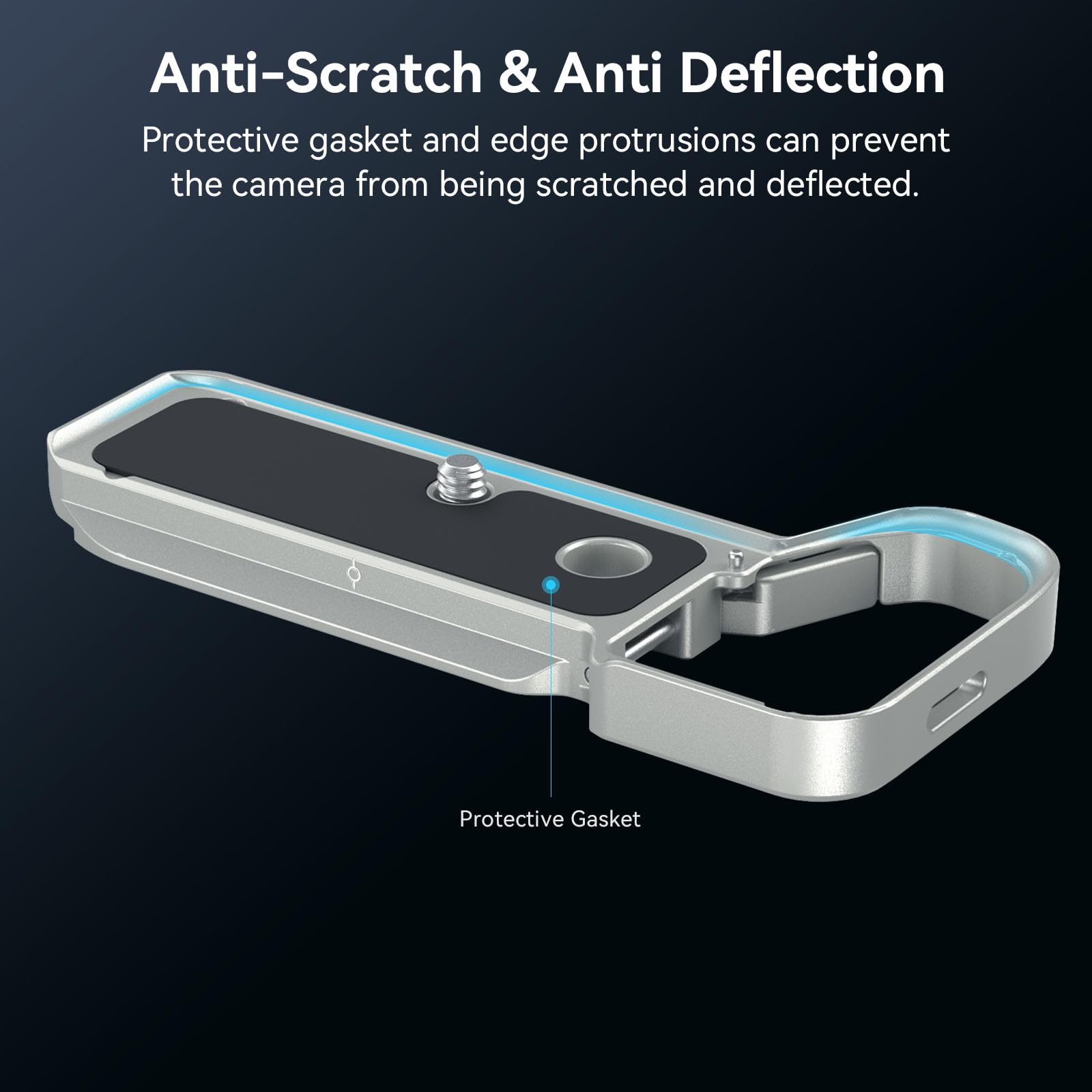 Smallrig Base Plate For Sony A7C Ii/A7Cr, Bottom Mount Plate (Silver) With Built-In Quick-Release Plate For Arca, Qd Socket, Str