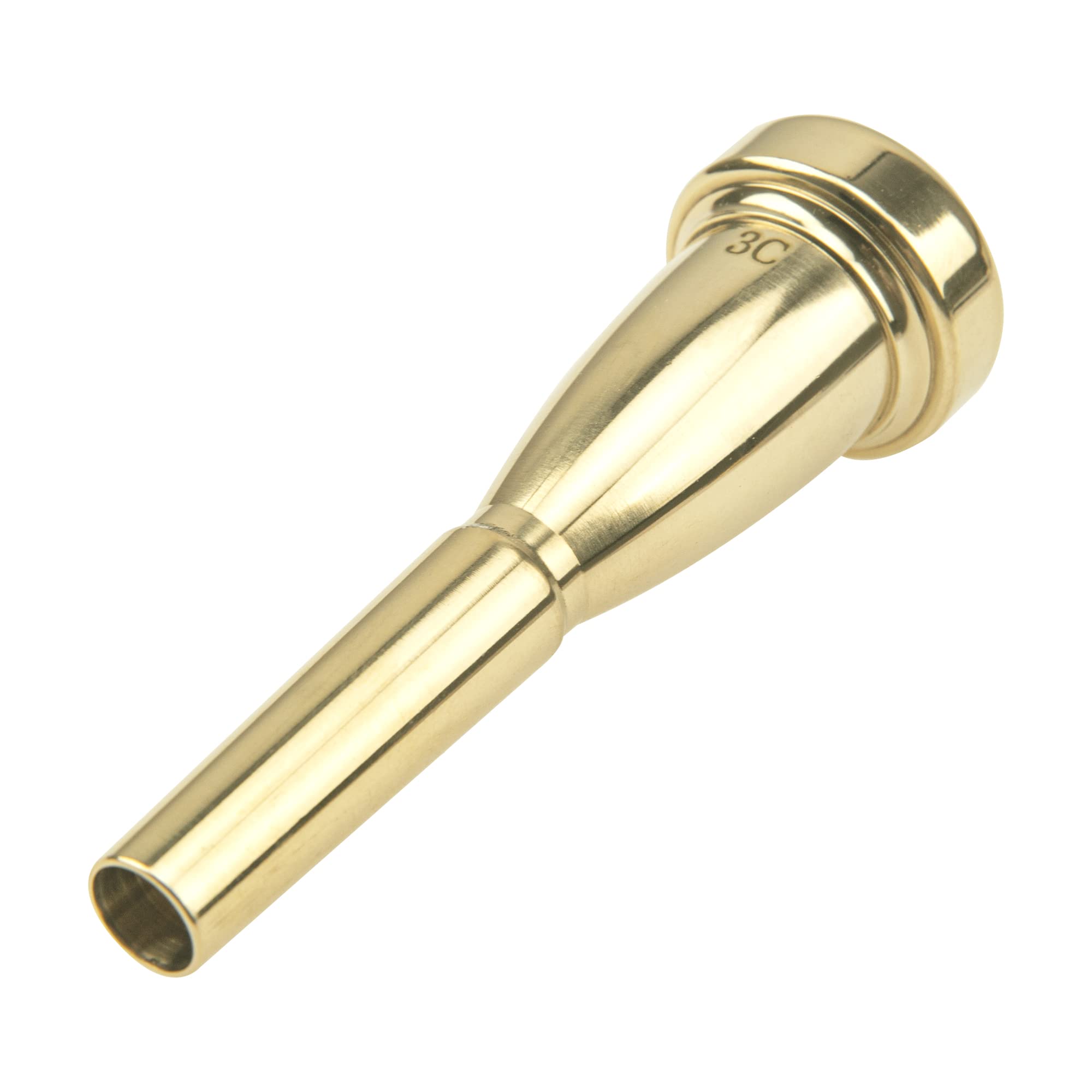 1Pcs Yootones Metal Gold Plated Trumpet Mouthpiece Compatible With Trumpet Accessories Parts (3C)