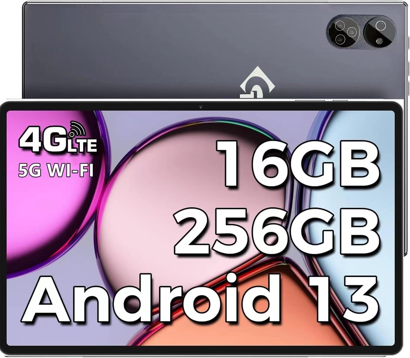 Jxcnsnw Android Tablet 10.1'' Inch, 4G Lte Dual Sim, 16Gb Ram,256Gb Storage,Supports Extend 1Tb, Ips Touchscreen,Dual Camera, Wi