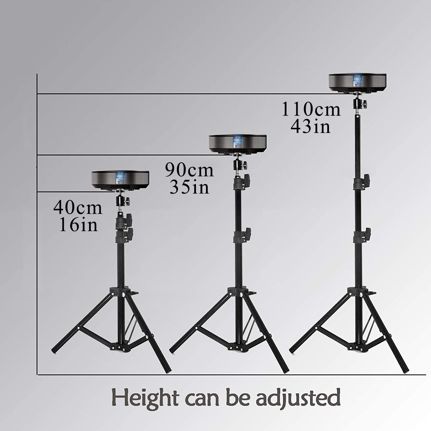 Projector Tripod Stand, Portable Tripod Mount Floor Stand, Folding Floor Tripod Stand, Outdoor Stand For Projector,Camera, Webca
