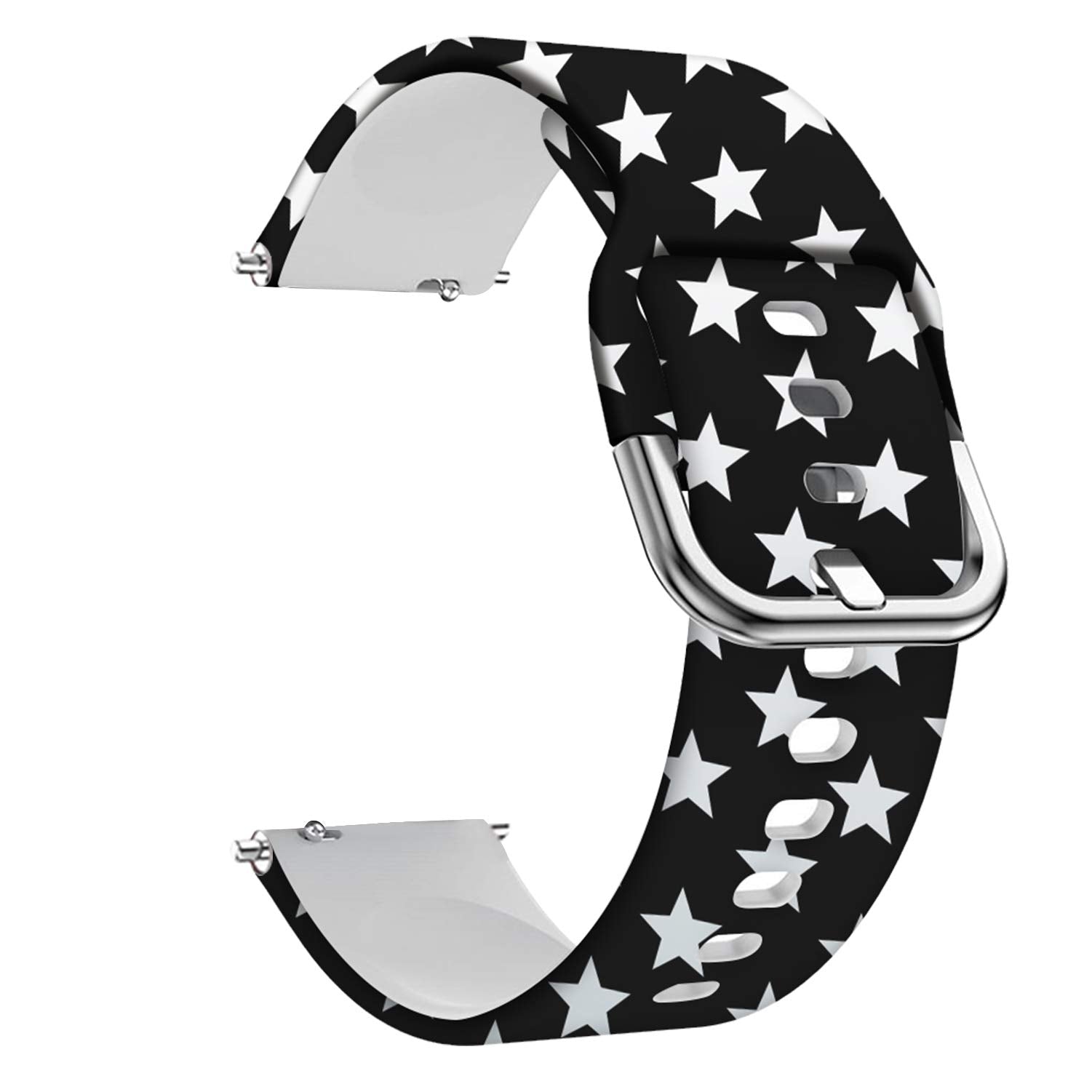 Universal Silicone Watch Band Replacement, 20Mm Soft Straps Compatible With Gizmo Watch/Samsung Galaxy Watch Active/42Mm/Gear Sp