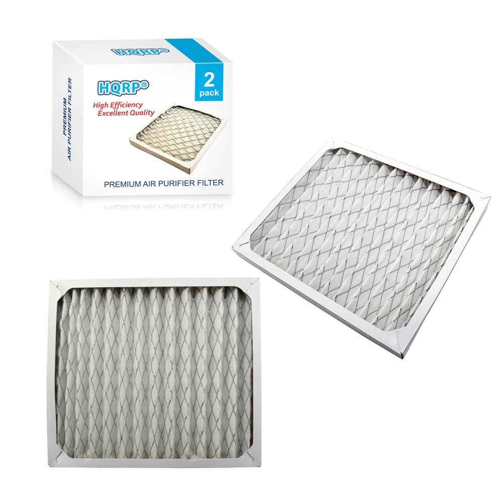 Hqrp 2 Pack Filter Compatible With Hamilton Beach 04712, 04381, Rhb04712M, Rhbo4712 Air Purifier Filters, Replacement Item, Fits Air Cliners For 210 Square Foot Rooms