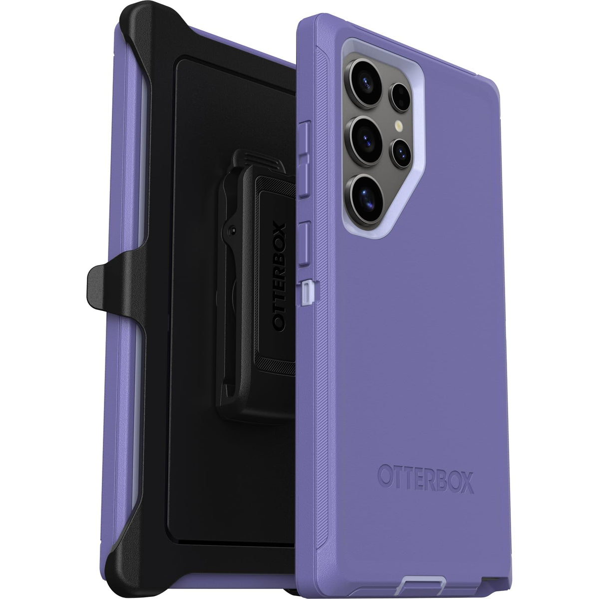 Otterbox Samsung Galaxy S24 Ultra Defender Series Case   Mounatin Majesty (Purple), Rugged & Durable, With Port Protection, Incl