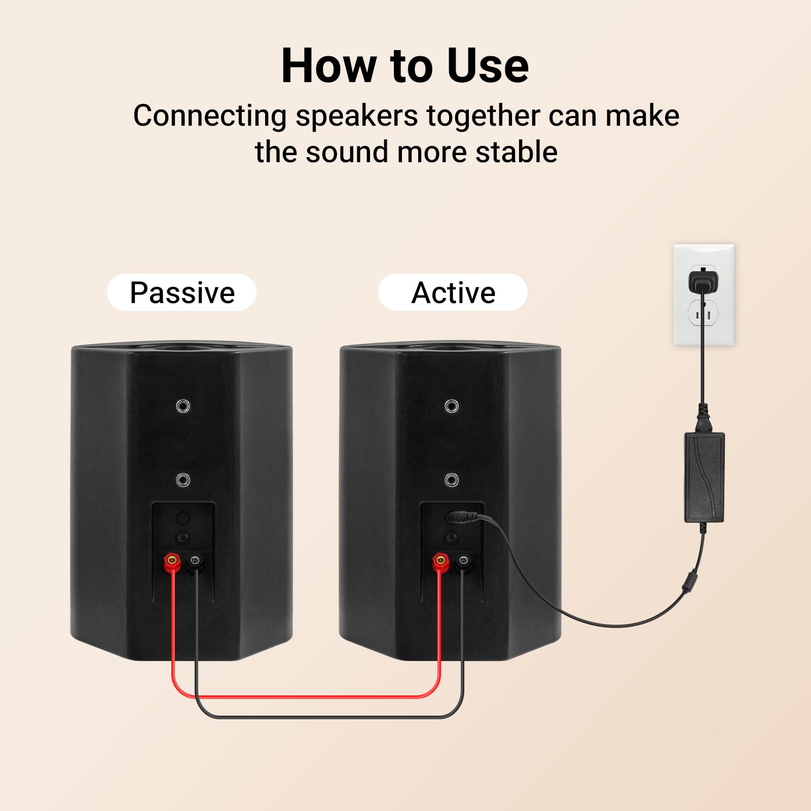 Studiofinix 6.5 Inches 400 Watt Indoor Outdoor Bluetooth Speakers Wall Mount Speakers Wired Waterproof Weather Resistant For Pat