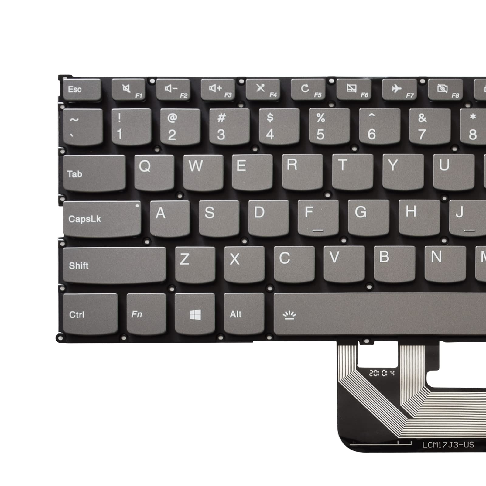 Sunmall Keyboard Replacement Compatible With Yoga 730 13Ikb 730 13Iwl 730 15Ikb 730 15Iwl,Yoga 530 14Ikb, Flex 6 14Arr Flex 6 14