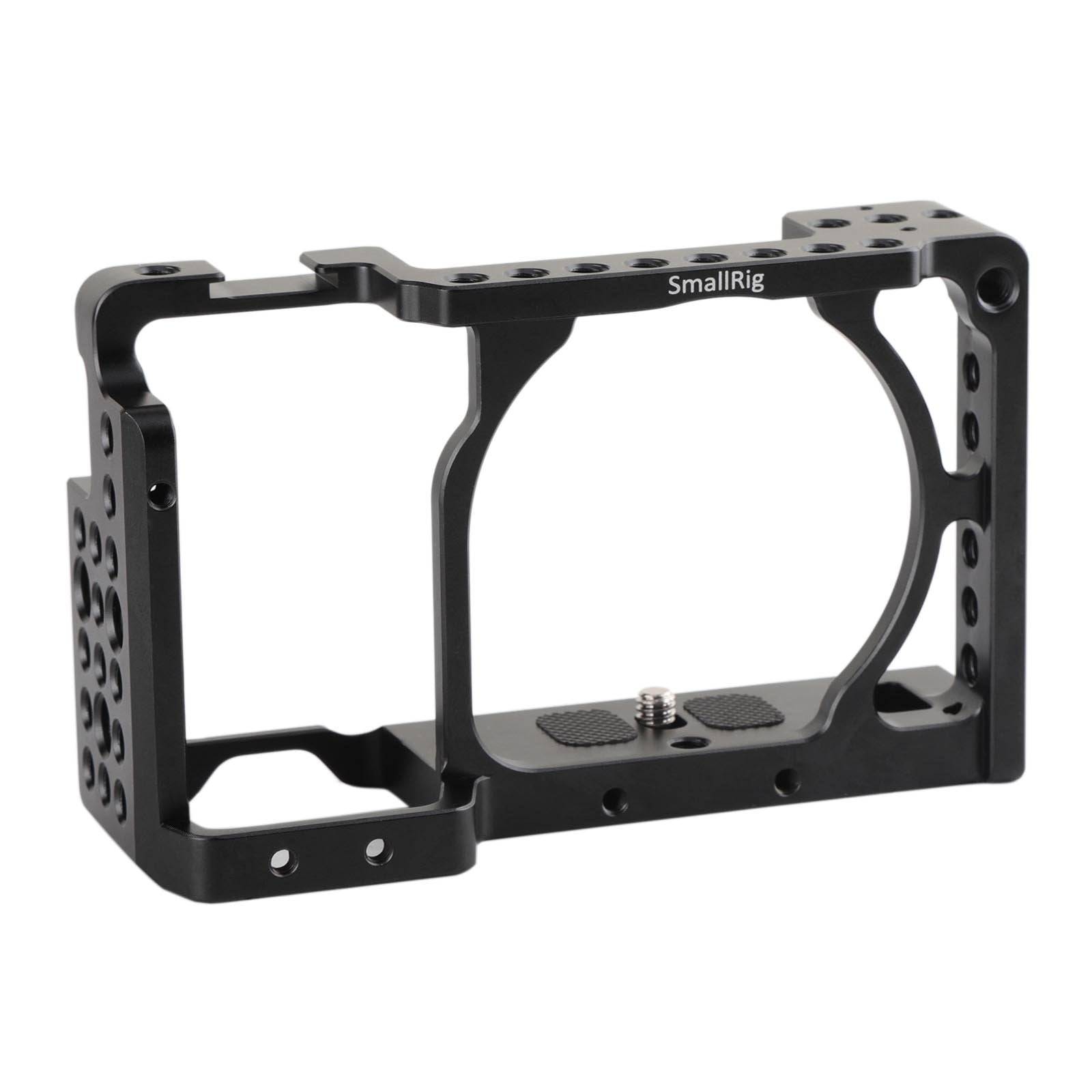 SmallRig Camera Cage only for Sony A6000 A6300 ILCE-6000 ILCE-6300 NEX7, A6000 Cage with 1/4 3/8 Mounting Points and Built-in Co