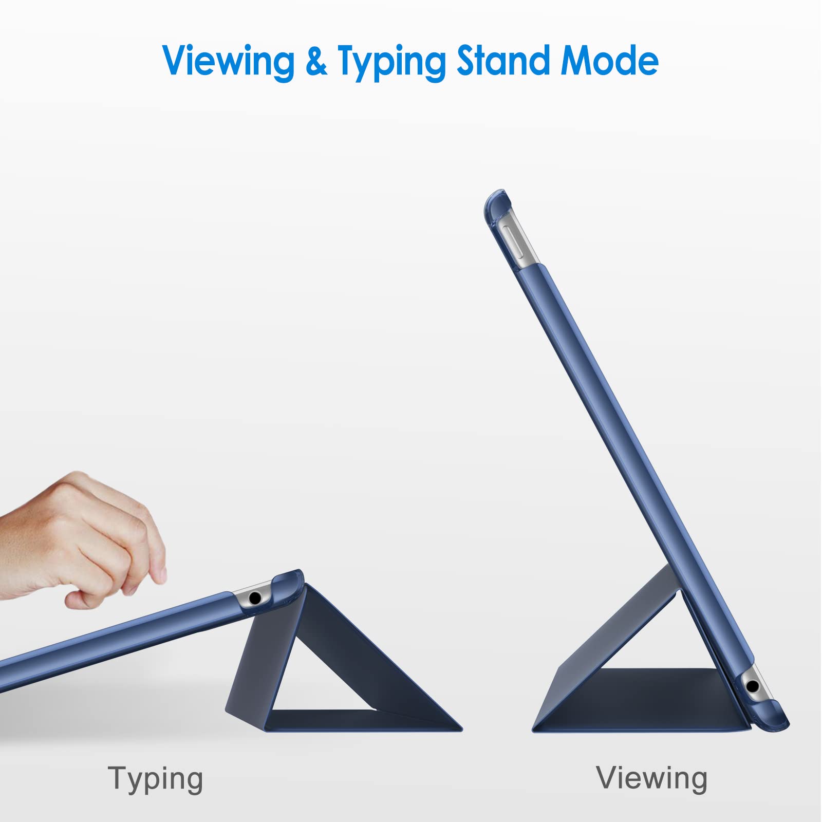 Jetech Case For Ipad Air 2 (2Nd Generation), Smart Cover Auto Wake/Sleep (Navy)