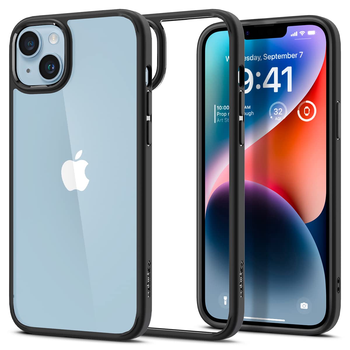 Spigen Ultra Hybrid Designed For Iphone 14 Case (2022)   Matte Black