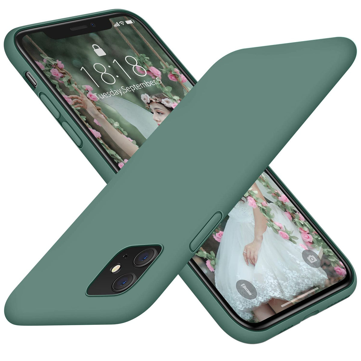 Dtto Compatible With Iphone 11 Case, [Romance Series] Full Covered Silicone Cover [Enhanced Camera And Screen Protection] With H