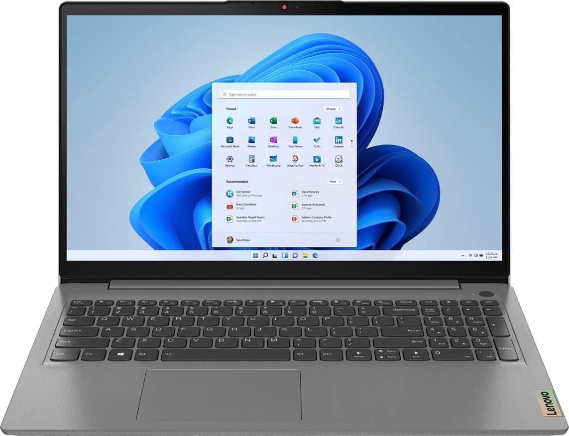 Lenovo IdeaPad 3 Laptop Holiday Deals, 15.6 FHD Touchscreen, Intel Core i3-1115G4, 16GB RAM, 512GB SSD, SD Card Reader, HDMI, We