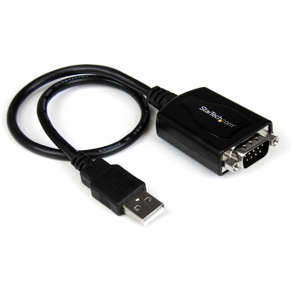 Startech.Com 1 Ft. Usb To Rs232 Serial Db9 Adapter Cable With Com Port Retention   Up To 920 Kpbs Usb A To Db9 Serial Adapter ,