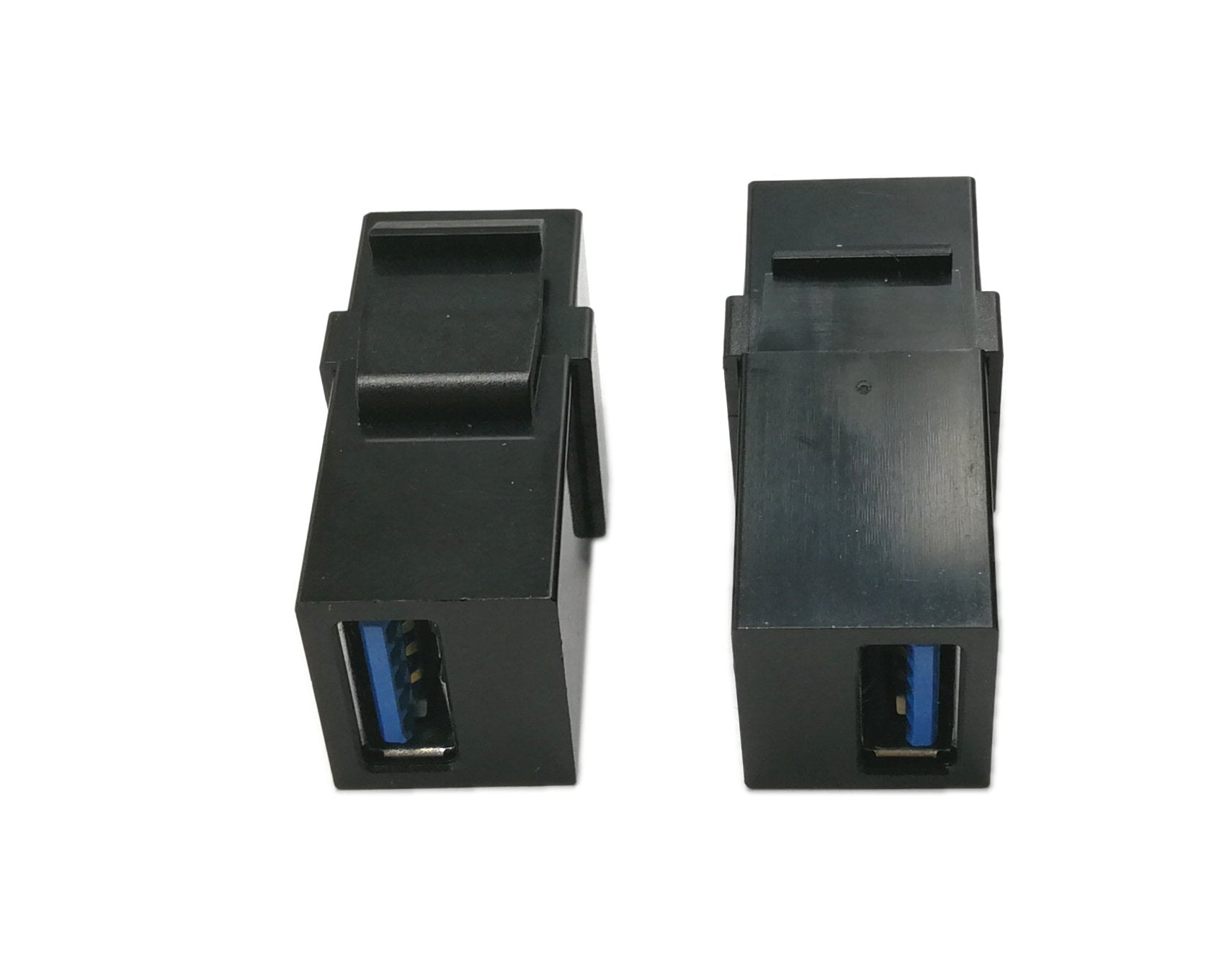 Usb 3.0 Keystone Jack Inserts, Zdycgtime (2-Pack) Usb 3.0 Adapters Female To Female Connector For Wall Plate Outlet Panel(Black