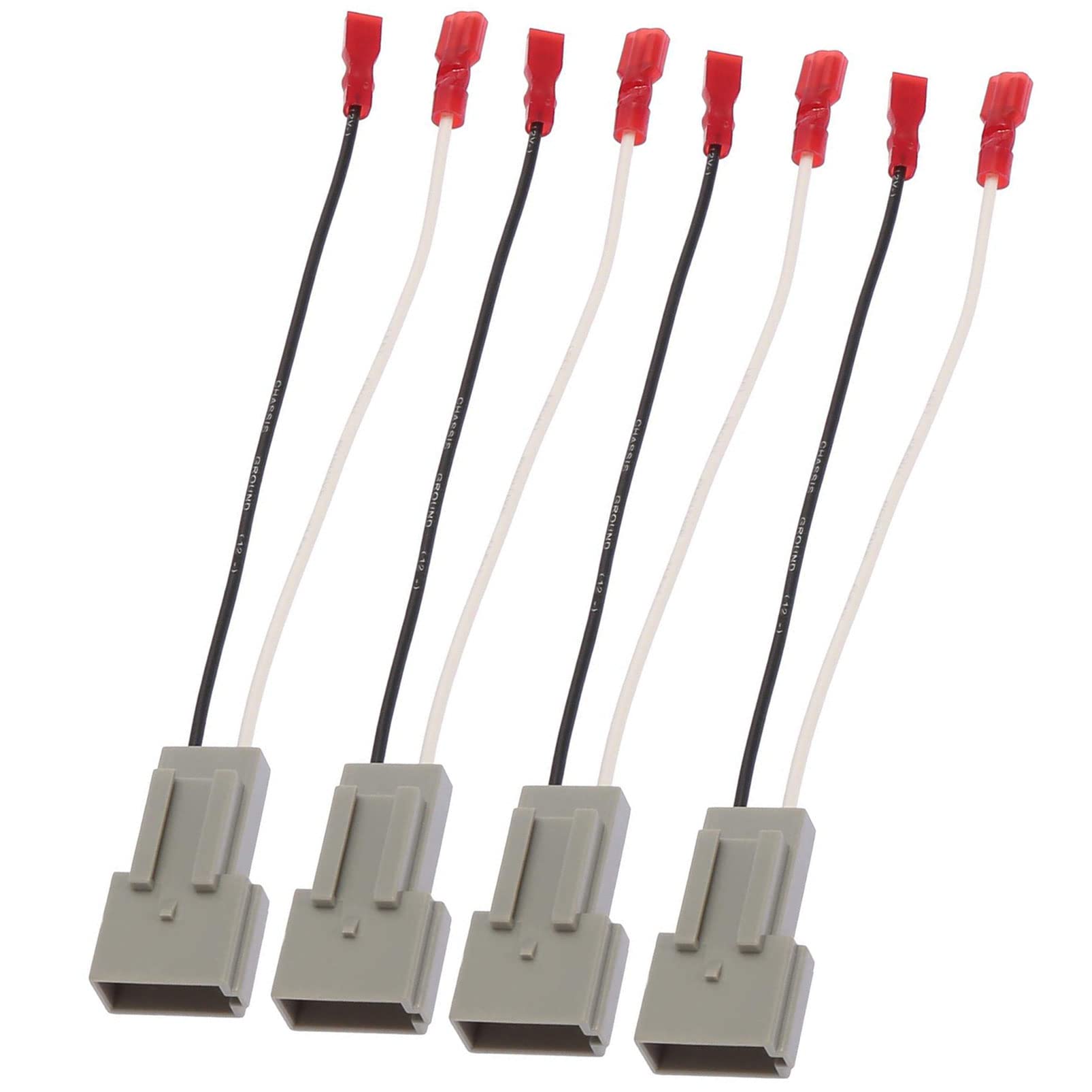 Car Speaker Wiring Harnesses, 4 Pack 72 5512 Car Speaker Connector Harness Adapter For Ford F 150 F 350 For Ranger 1995 1997 Mus