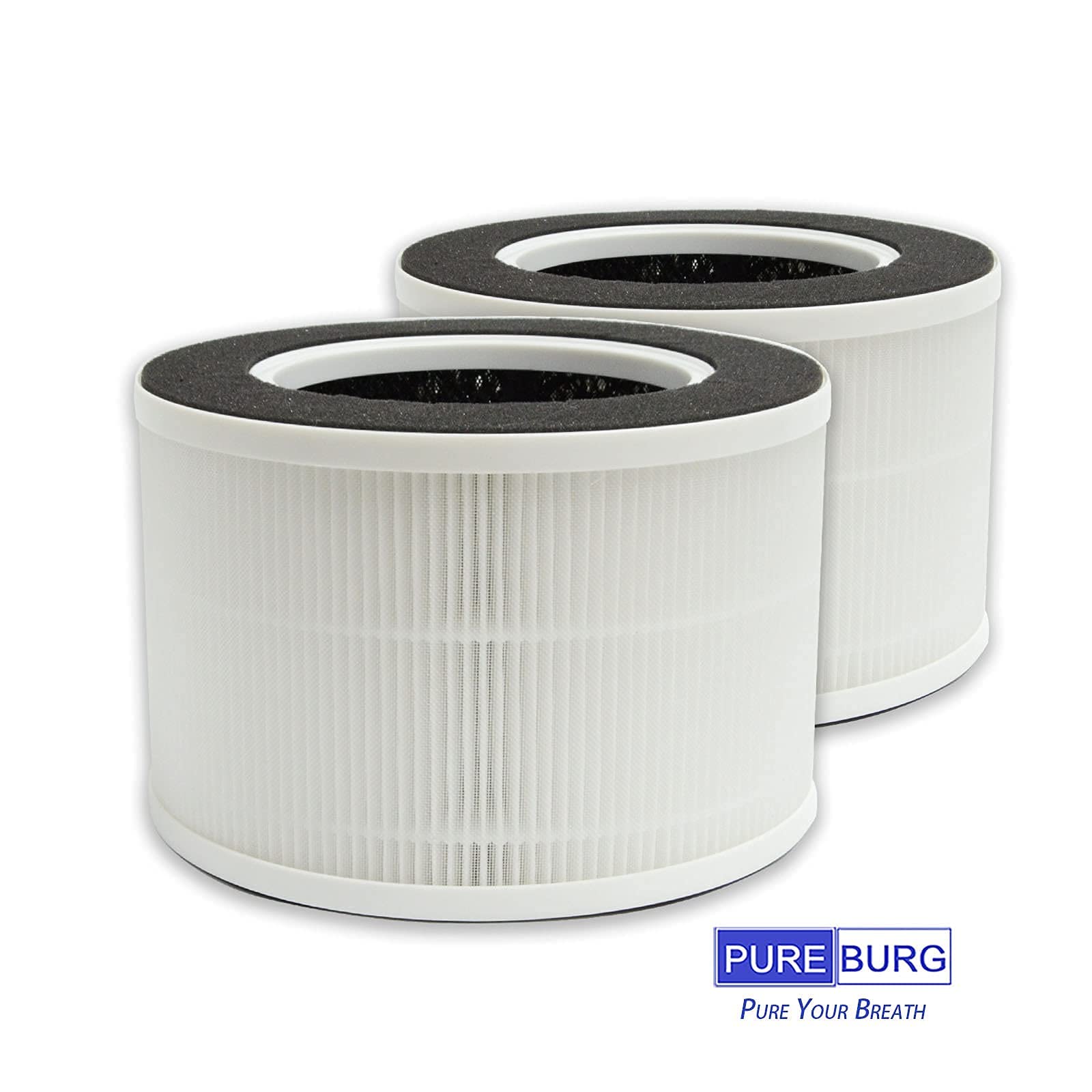 Pureburg Replacement Filters Compatible With Tredy Td 1500 & Td 1500Bm Air Purifier,2 Pack H13 Hepa Activated Carbon 2 In 1 4 St