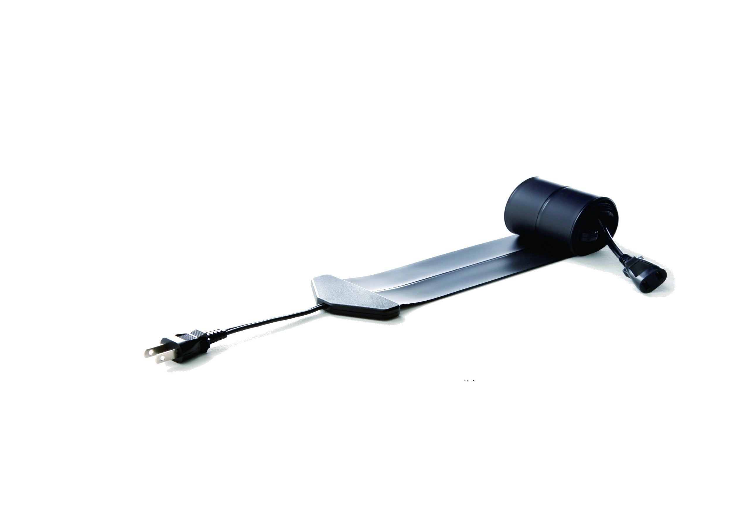 Koumeican The Thinnest Extension (Power) Cord In The World 0.003Inch Flat Code 9.84Feet Black