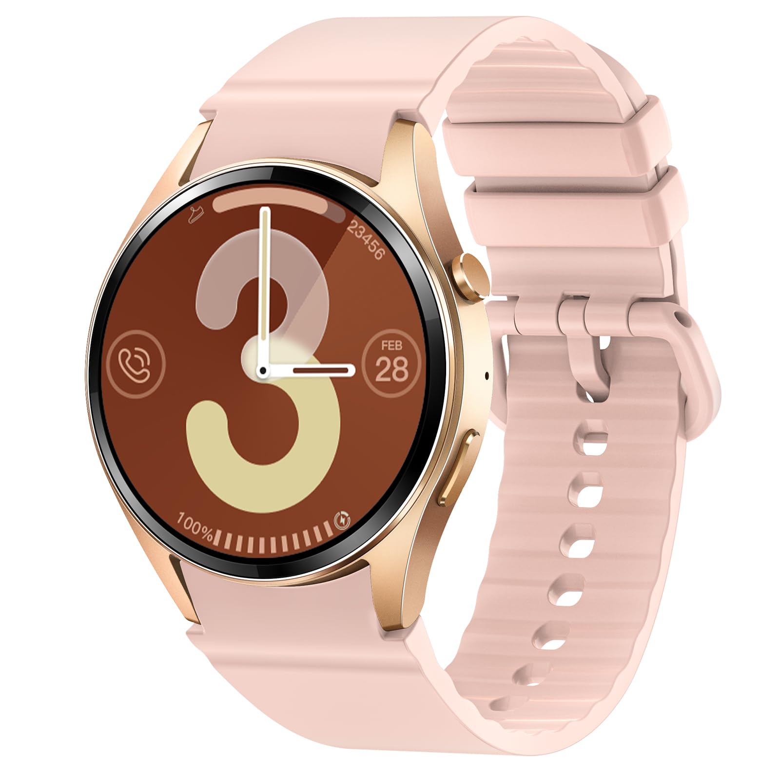 Smart Watches For Women, Bt5.3 Smart Watch For Android Phones & Iphones, Fitness Watch With Heart Rate/Blood Oxygen/Sleep Tracke