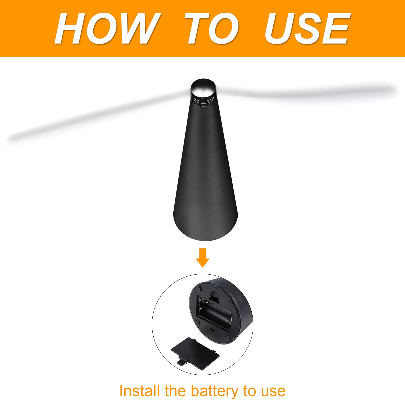 Piaopiaoniu 2 Pcs Fly Fans For Tables Fly Fan For Patio Keep Flies And Bugs Away