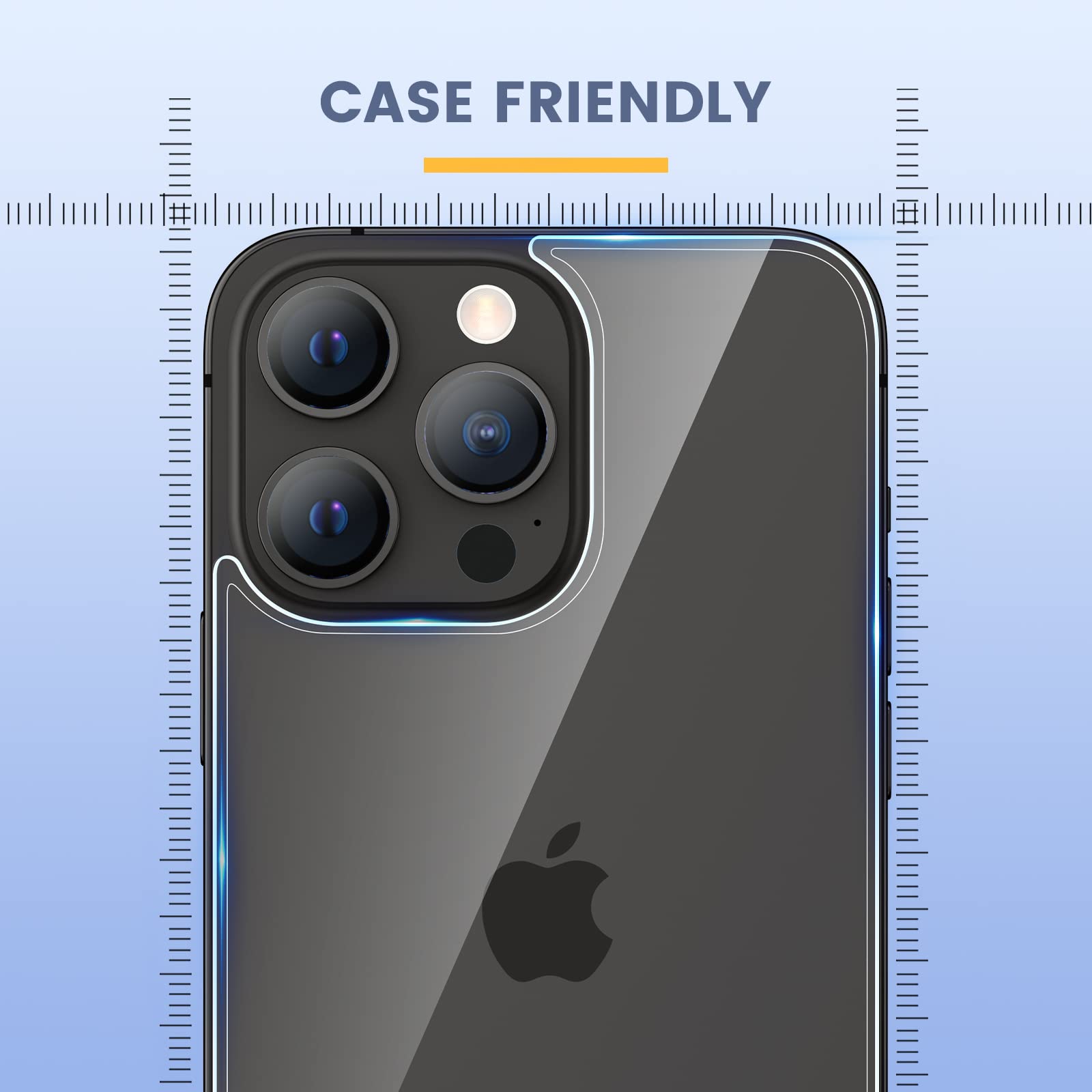 Maxdara [6 In 1] For Iphone 14 Pro Max Screen Protector, 2 Pack Iphone 14 Pro Max Back Screen Protector With 2 Pack Camera Lens