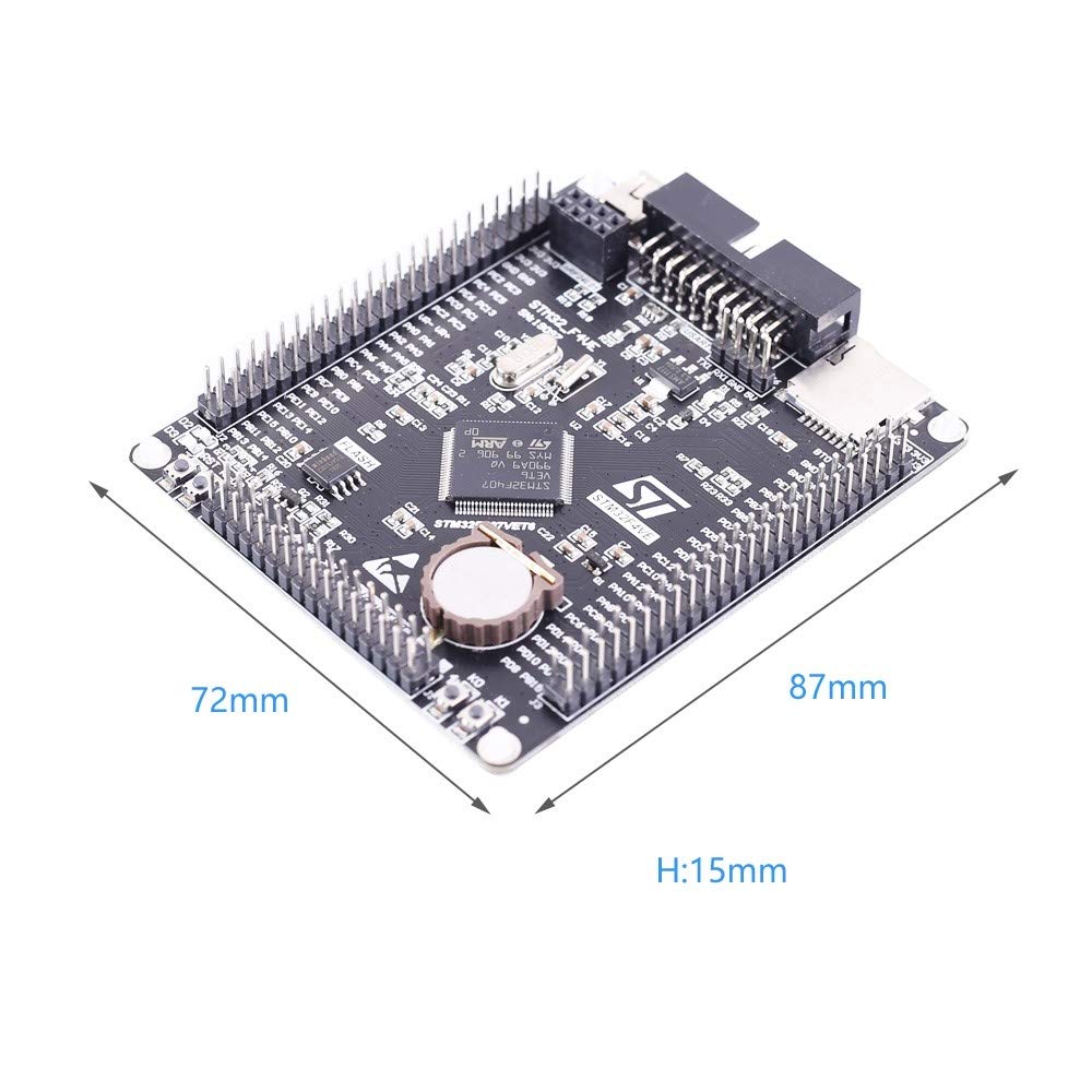 Stm32F407Vet6 Development Board, Stm32F4 32Bit Dc 1.8V 3.6V Programmable Mcu Controller Stm32 System Board M4 Learning Board