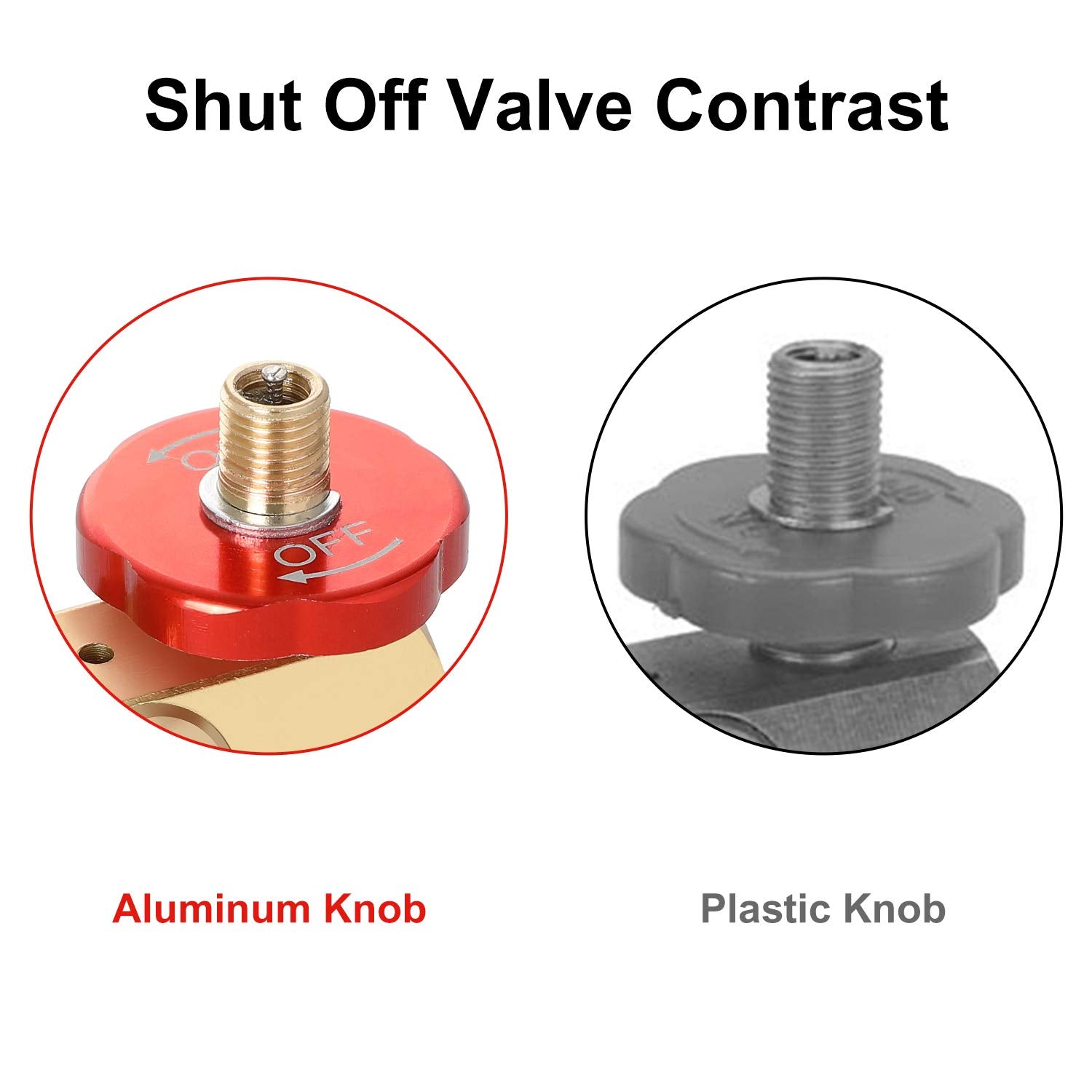Hromee Air Tank Manifold Tool With Fill Port, Aluminum Shut Off Safety Valve And Relief Bypass 1/2'' Npt Tank X 1/4'' Npt Hose X