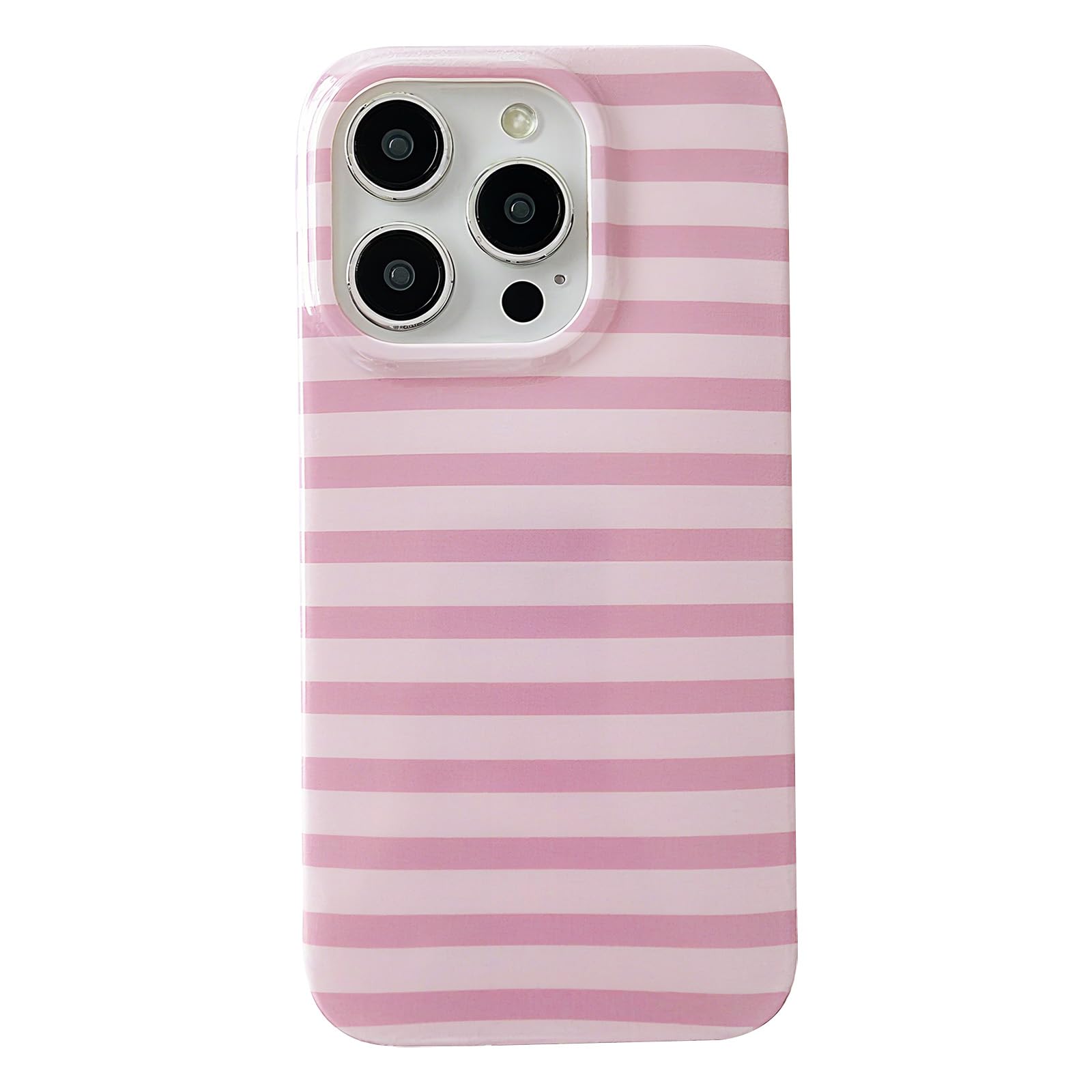 ZTOFERA for iPhone 16 Case with Geometric Horizontal Stripes,Cute Fashion Simple Line Pattern for Women Men,Soft TPU Slim Glossy