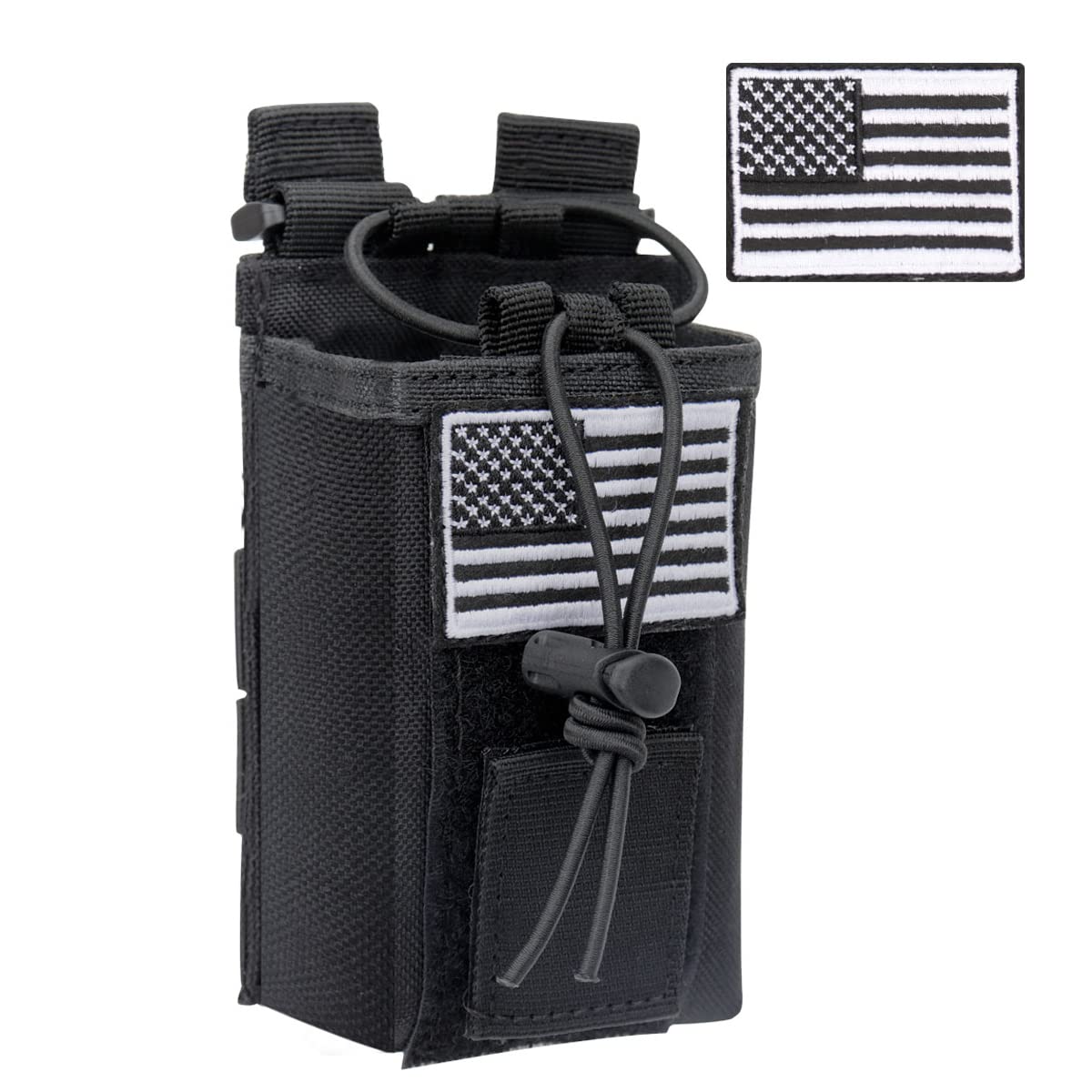 Tactical Radio Holster Case Molle Radio Pouch Military Heavy Case Accessories Radio Holder Duty Belt Holster Bag For Baofeng Uv 