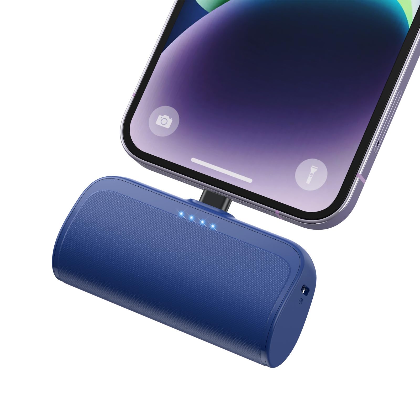 Mini Portable Charger Power Bank For Iphone,5200Mah Portable Phone Charger, Ultra Compact Pd Fast Charging Battery Pack Compatib