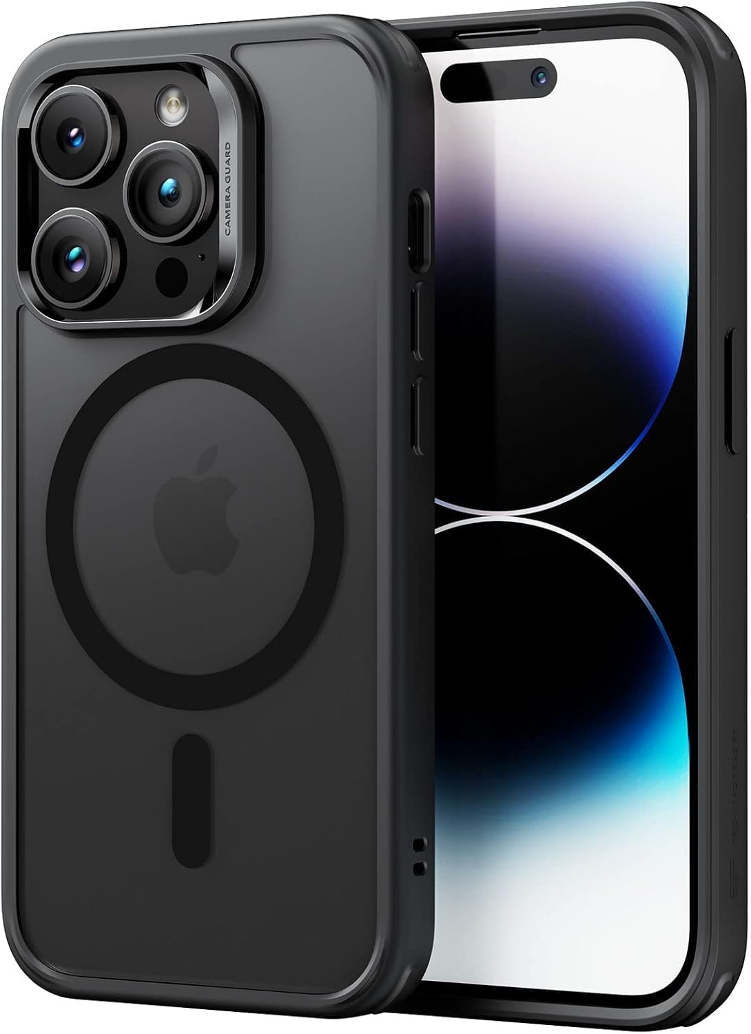 ESR Military-Grade MagSafe Compatible Shockproof Yellowing Resistant Magnetic Case for iPhone 14 Pro Max, Frosted Black