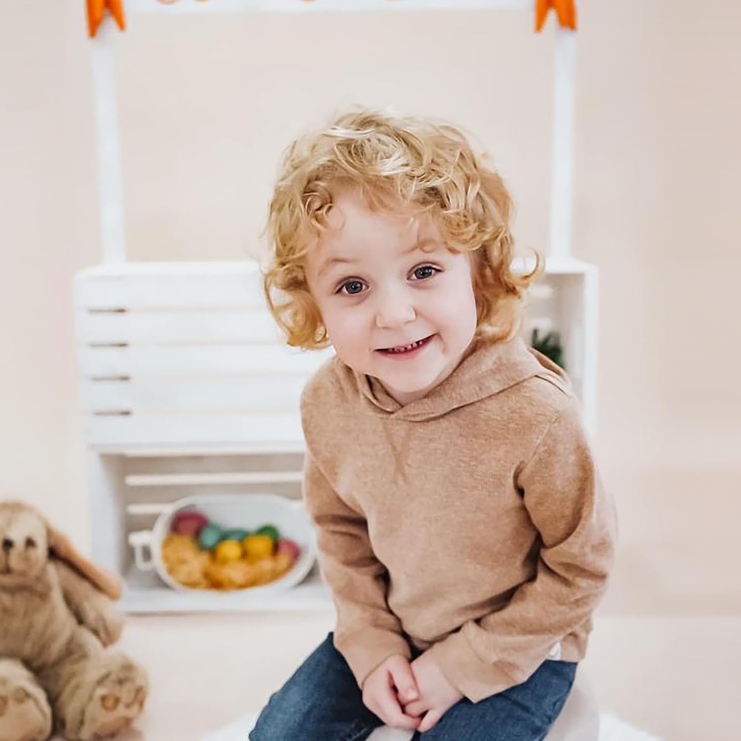 Kate Seamless Paper Backdrop For Photography Beige Cream Backdrop Paper (53''X32.8' Ivorine)