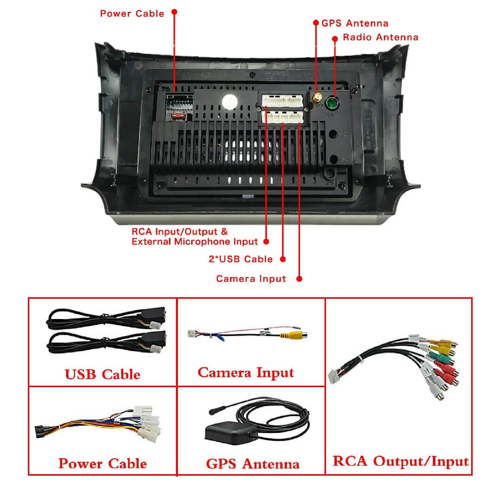 EZoneTronics 10 Nissan Sentra 2013-2017 Radio with Carplay & Android Auto, 2G RAM, 32G ROM, Bluetooth Touch Screen Navigation