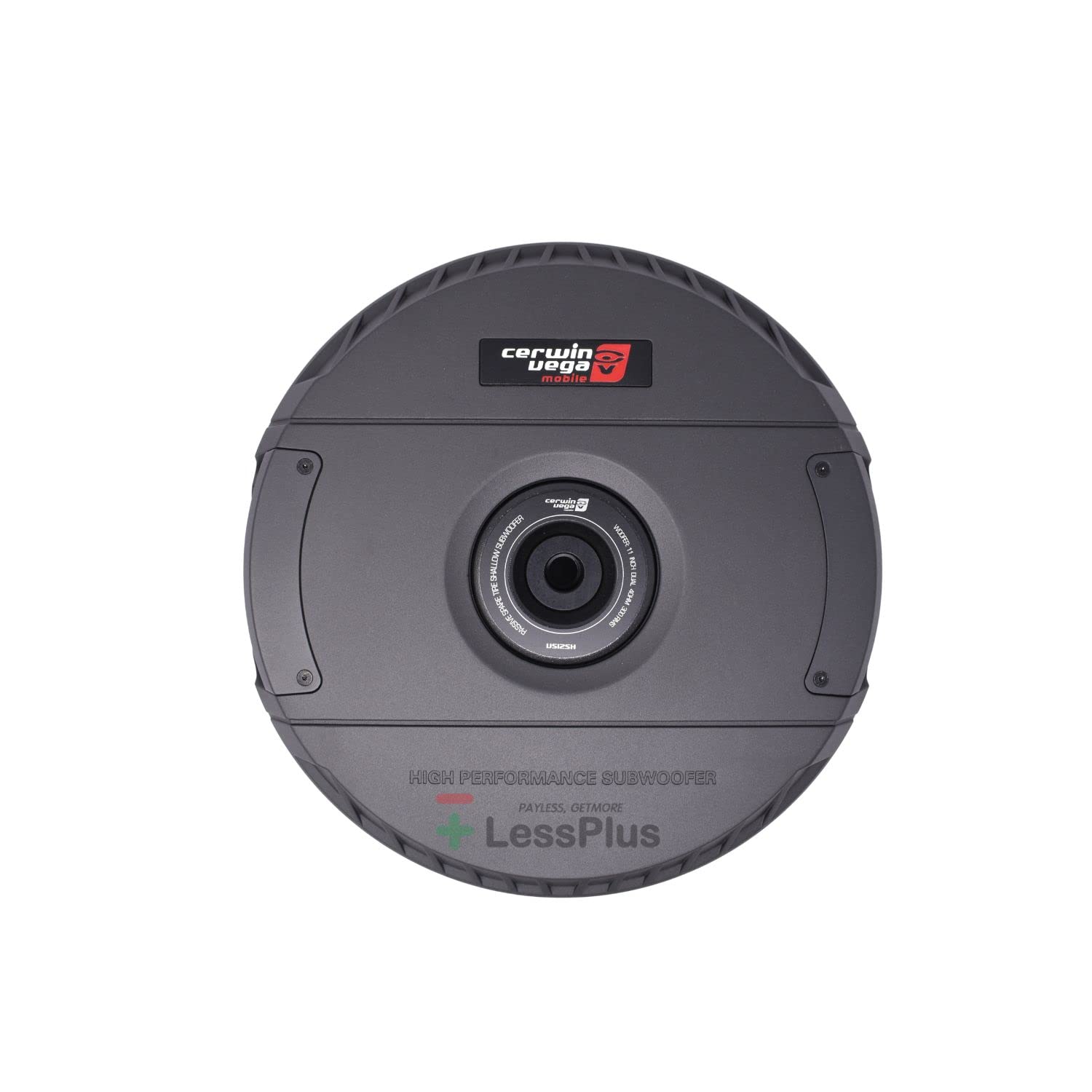 Cerwin Vega Vs12Sh 12 Inch 600 Watts Spare Tire Subwoofer Non Amplified Car Audio System Compact Powerful Bass Easy Installation