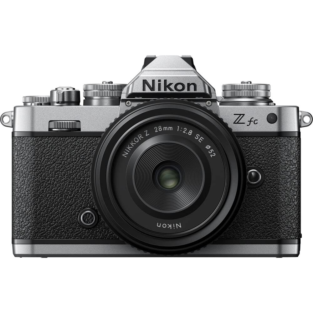 Nikon Z Fc Mirrorless Digital Camera With 28Mm Lens (Black, 1673) Bundle With 64Gb Extreme Pro Sd Card + Camera Bag + Editing So