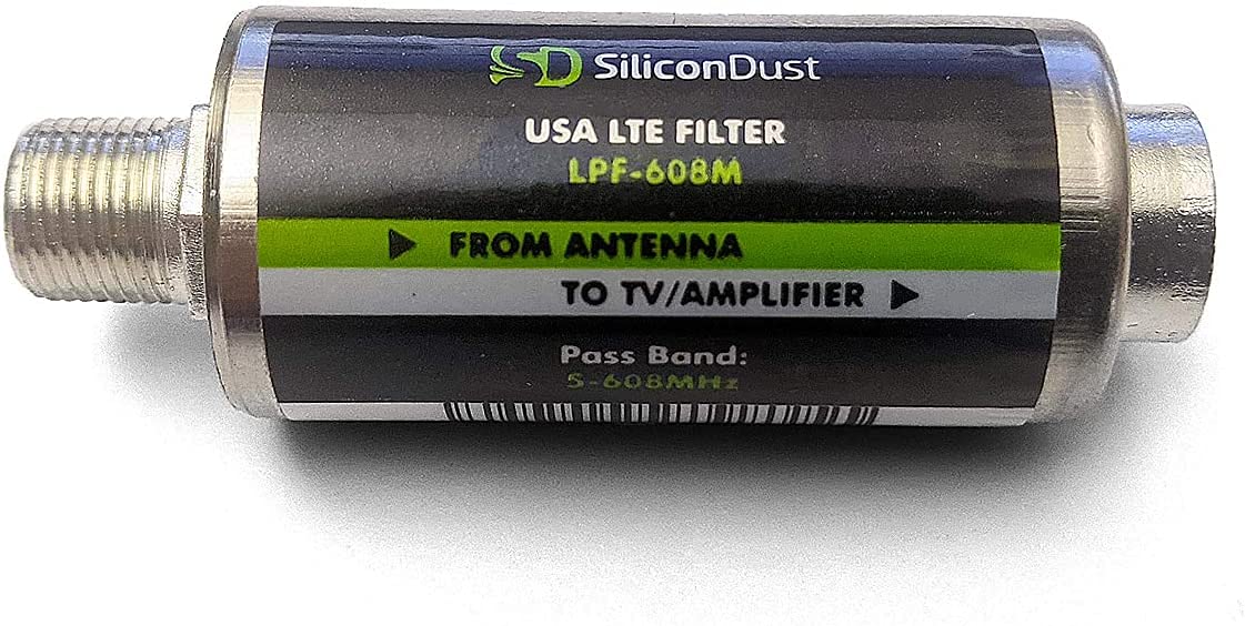 Silicondust Lpf 608M Lte Filter For Tv Antennas Usa 2020 Standard 600/608/618Mhz