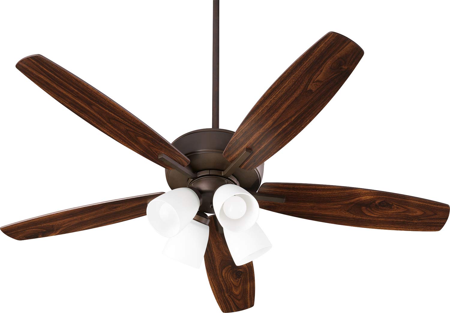 Quorum International Breeze 4-LT Uni-Pack Ceiling Fan - Oiled Bronze - 70525-486