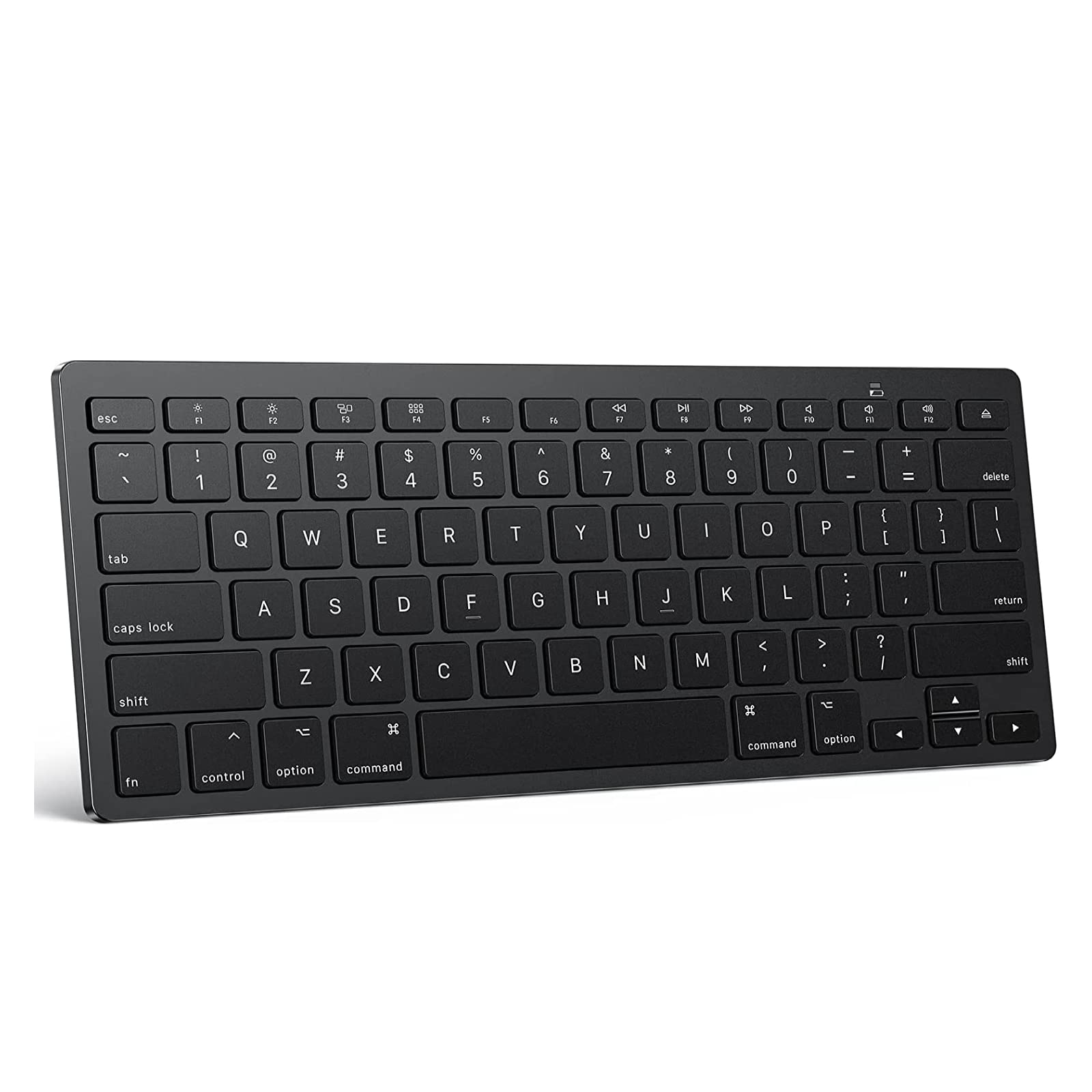 Omoton Bluetooth Keyboard For Mac, Compact Wireless Keyboard Compatible With Macbook Pro/Air, Imac, Imac Pro, Mac Mini, Mac Pro Laptop And Pc (Black)