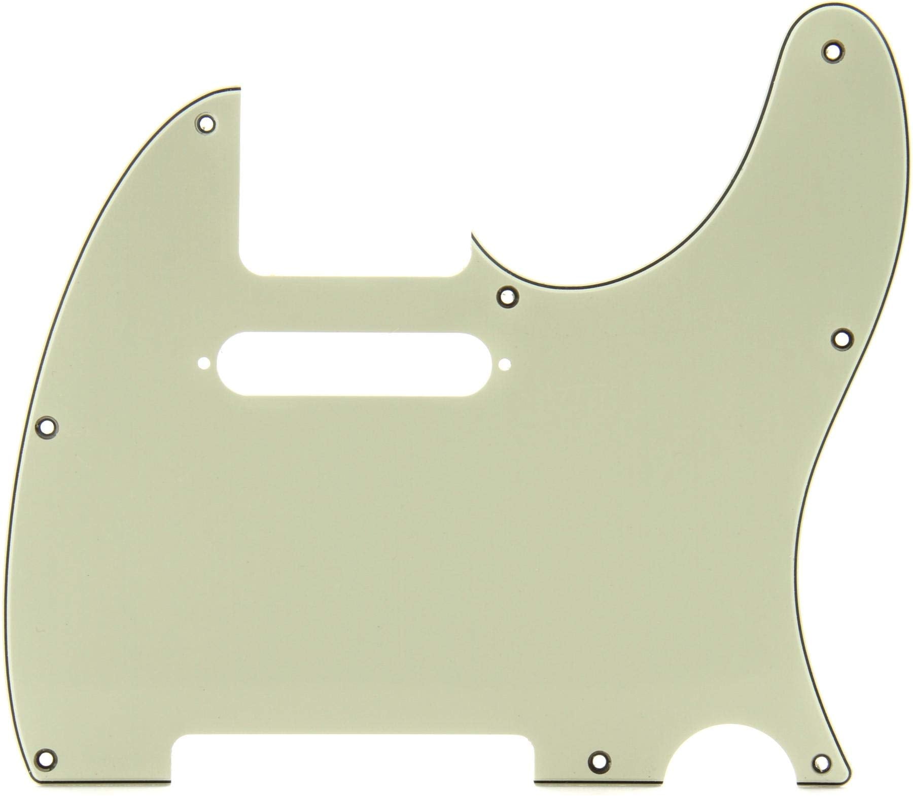 Fender Modern Pickguard, Telecaster, 8 Hole   Mint Green