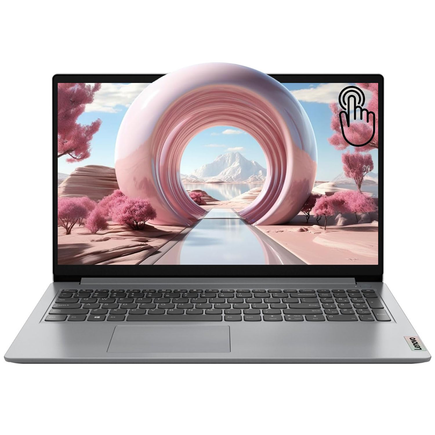 Lenovo 2024 IdeaPad 1 Gen 7 Laptop, 15.6 FHD Touchscreen, Intel Core i3-1215U, 12GB RAM, 512GB SSD, SD Card Reader, HDMI, Webcam