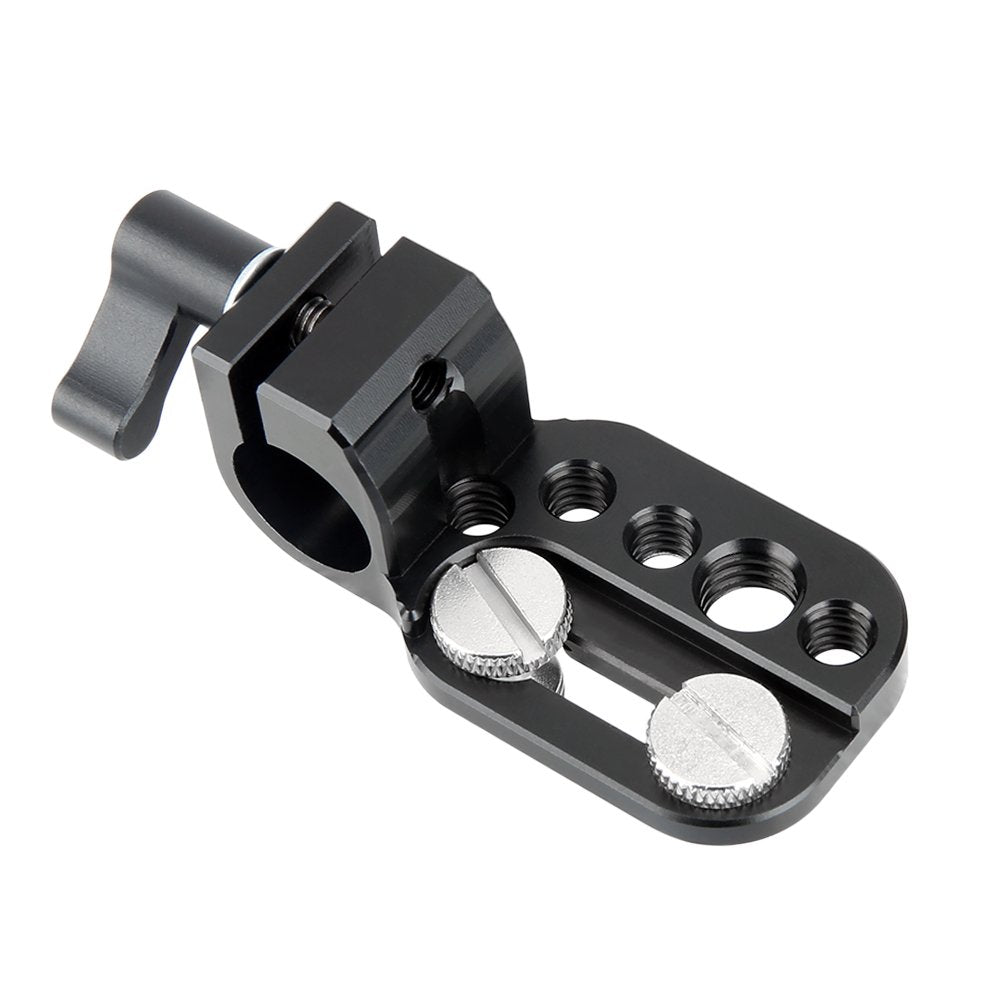 NICEYRIG Mini Mounting Plate with 15mm Rod Clamp for Monitor EVF Transmitter Receiver to 15mm Rod - 166