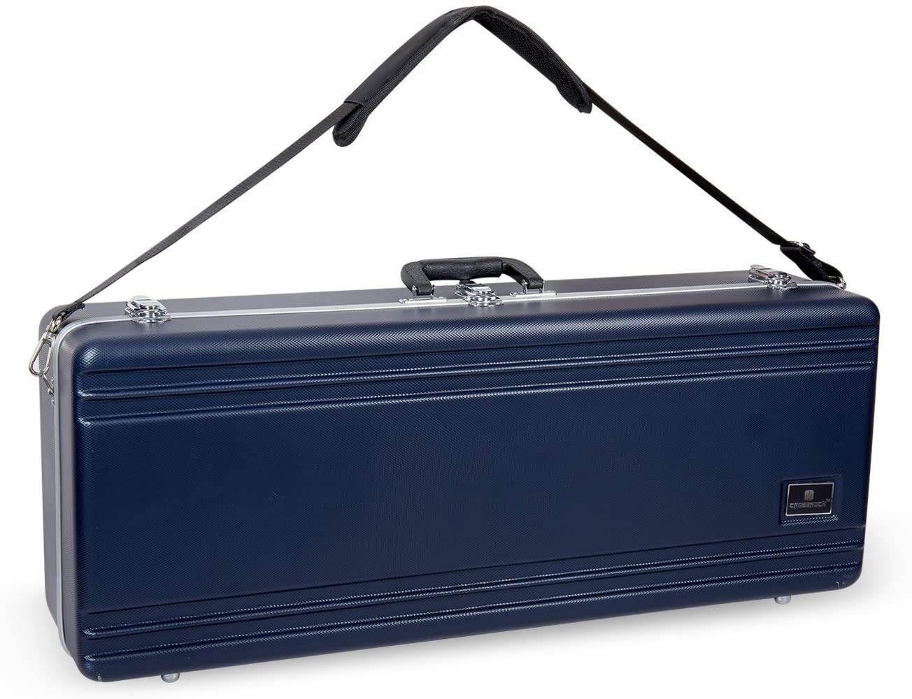 Crossrock Abs Molded Tenor Saxophone Case-Rectangular,With Single Shoulder Strap Blue(Cra861Tsbl-R)