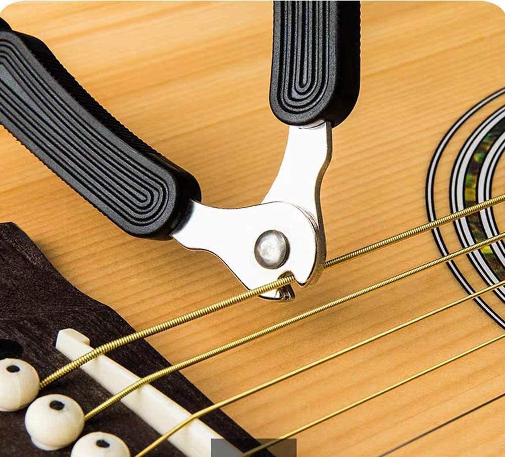 Cc Caihong Guitar String Winder Cutter And Bridge Pin Puller, 3 In 1 Multifunctional Guitar Maintenance Tool Guitar Accessories