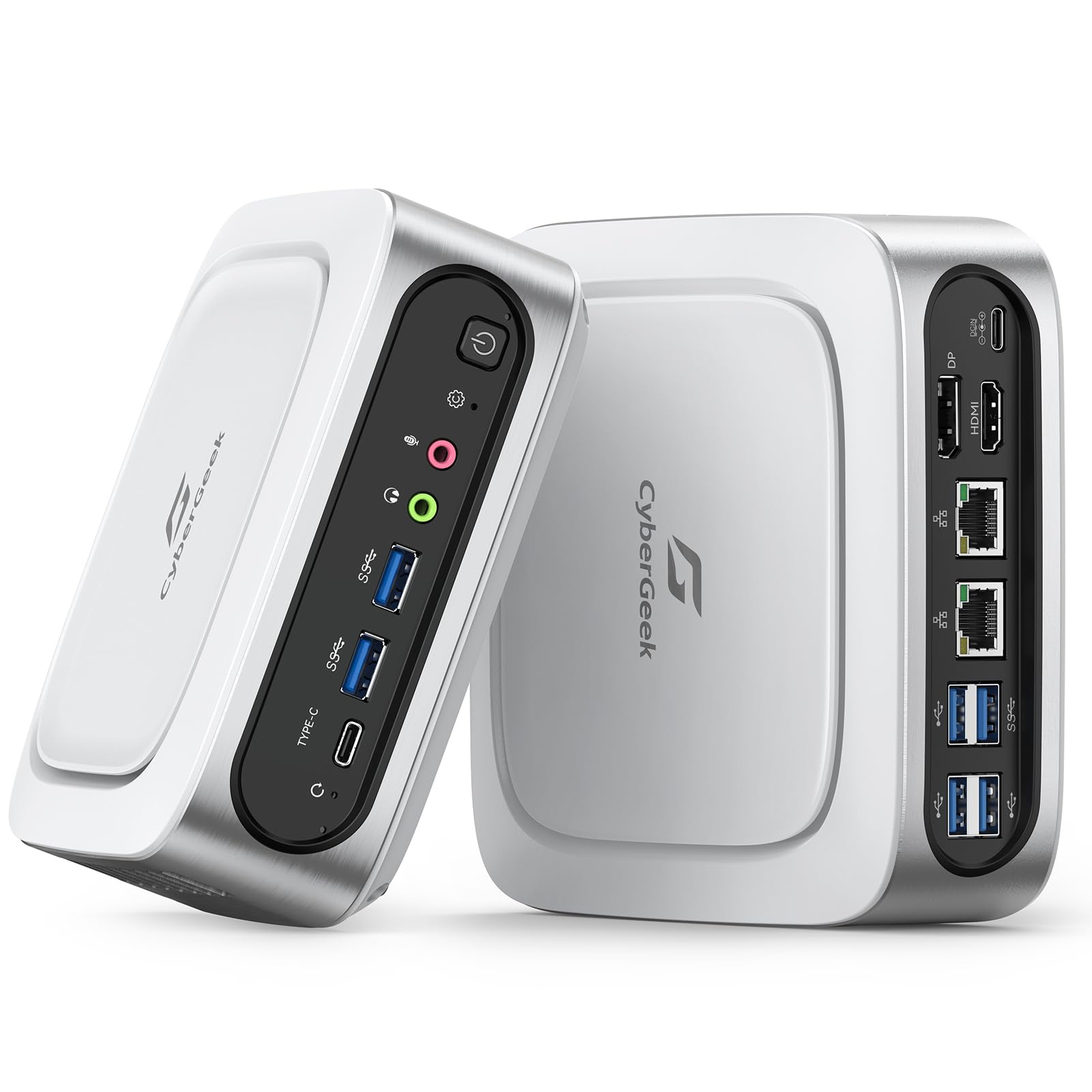 Cybergeek Mini Computers Linux, 11Th Gen Core I9 11900H(8C/16T, Up To 4.9Ghz), Mini Pc 16Gb Ram 1Tb Pcie Ssd, 4K Triple Display 