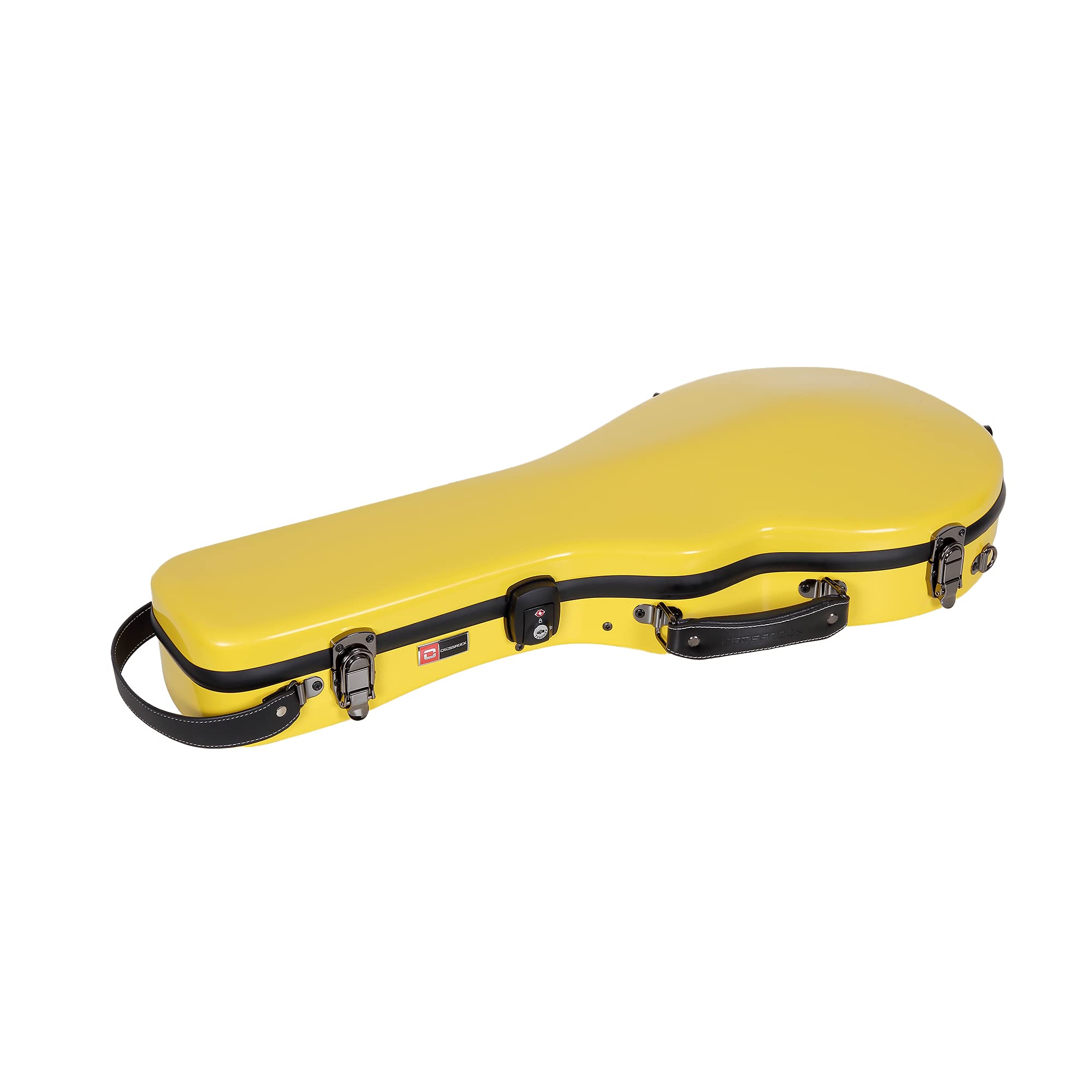 Crossrock Crf1000Mfyl Fiberglass Mandolin Case, Fit For Both F Style And A Style,Yellow