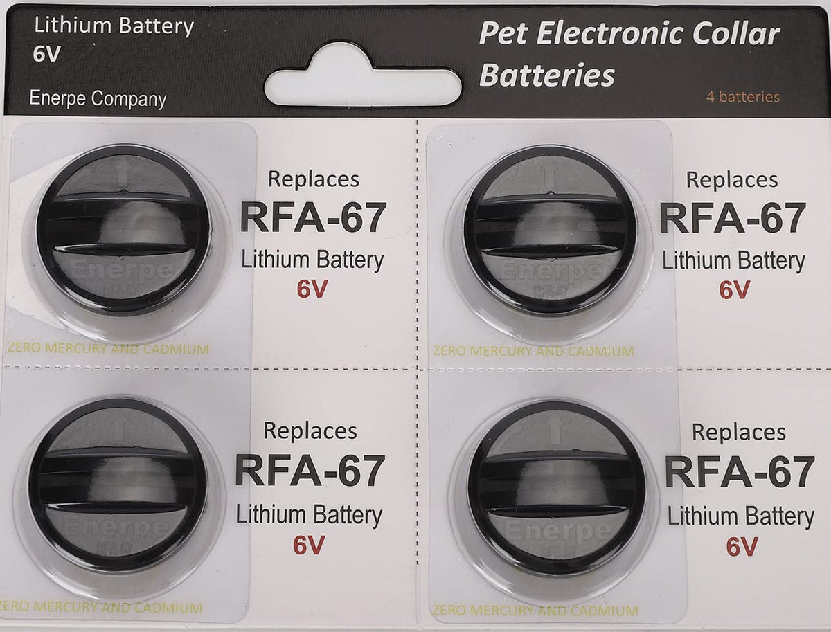 Enerpe Rfa 67 Rfa 67D 11 6V Replacement Battery Long Lasting & High Capacity Compatible With Petsafe Electronic Collars Pack Of