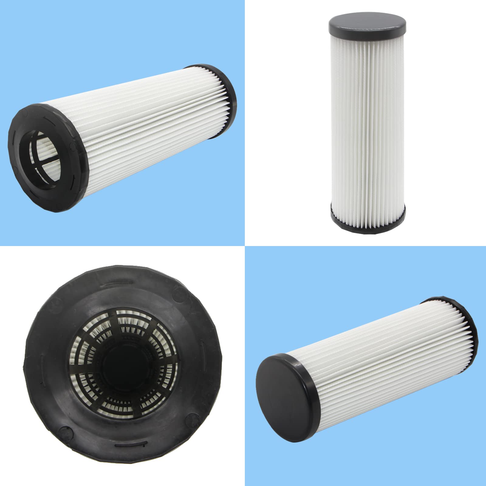 Aolleteau F1 Hepa Filter Compatible With Dirt Devil Bagless Upright Cleaner Models Extra Lite, Breeze, Featherlite Bagless, Jagu