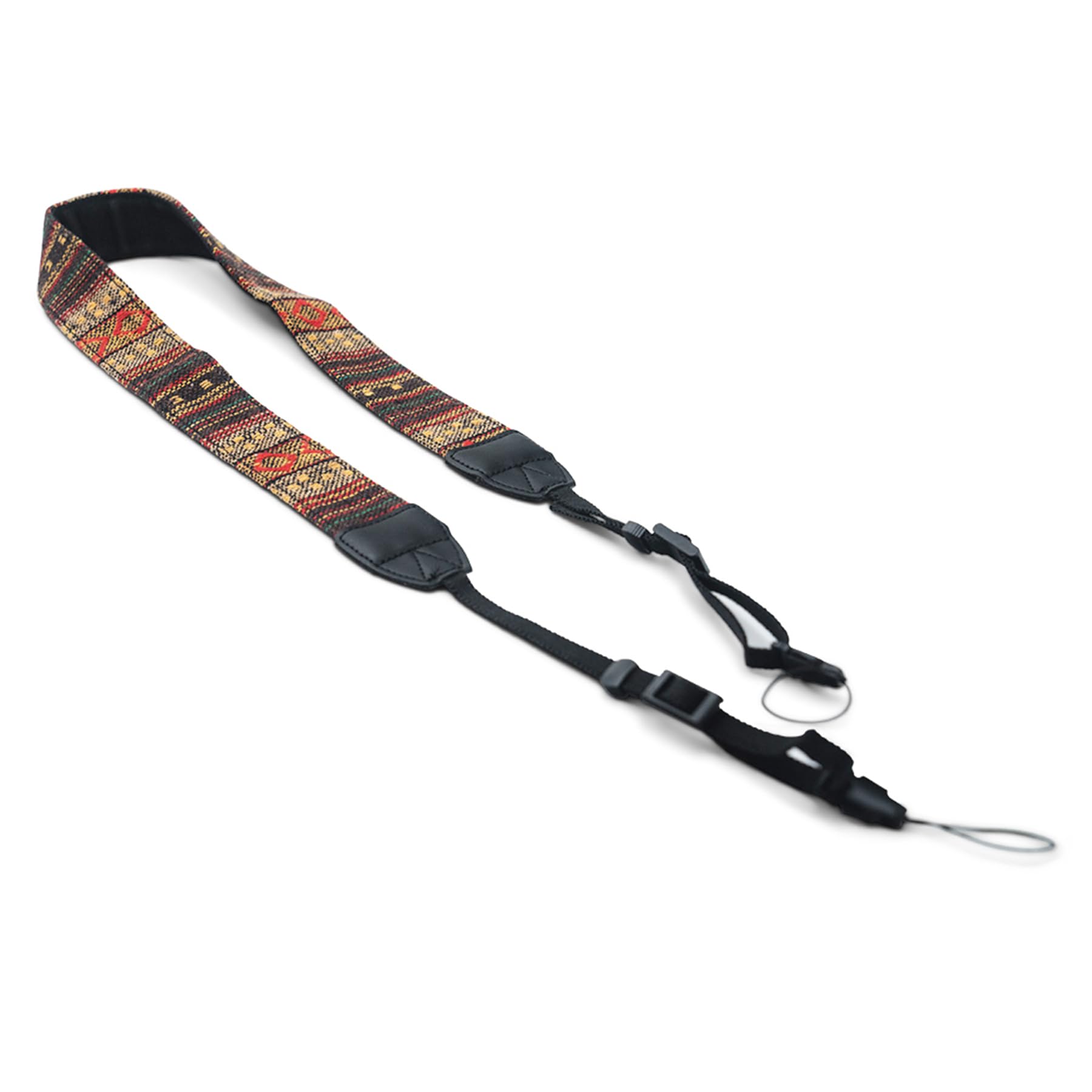 Nocs Provisions Woven Tapestry Strap, Binocular & Camera Reinforced Adjustable Fit Universal Wide Shoulder & Neck Strap For Men