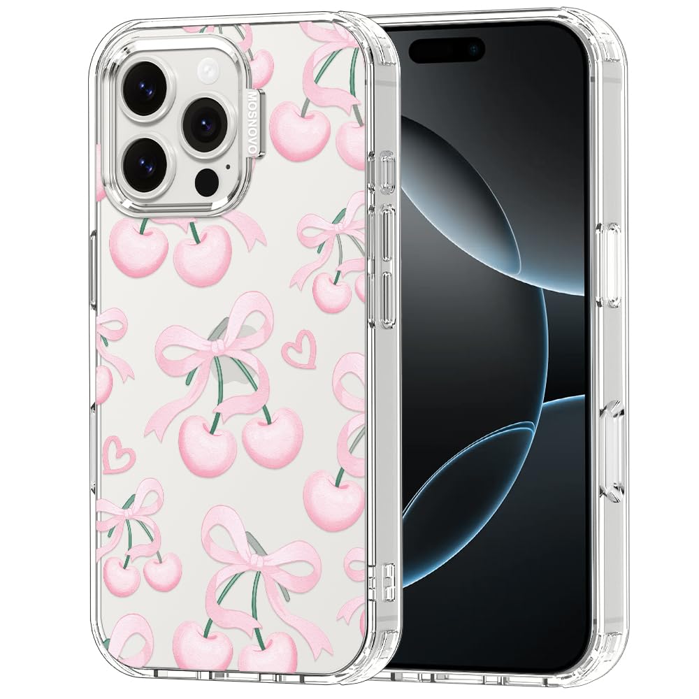 MOSNOVO for iPhone 16 Pro Max Case, Shockproof Military-Grade Protection 6.6ft Drop Tested, Clear Phone Case for iPhone 16 Pro M