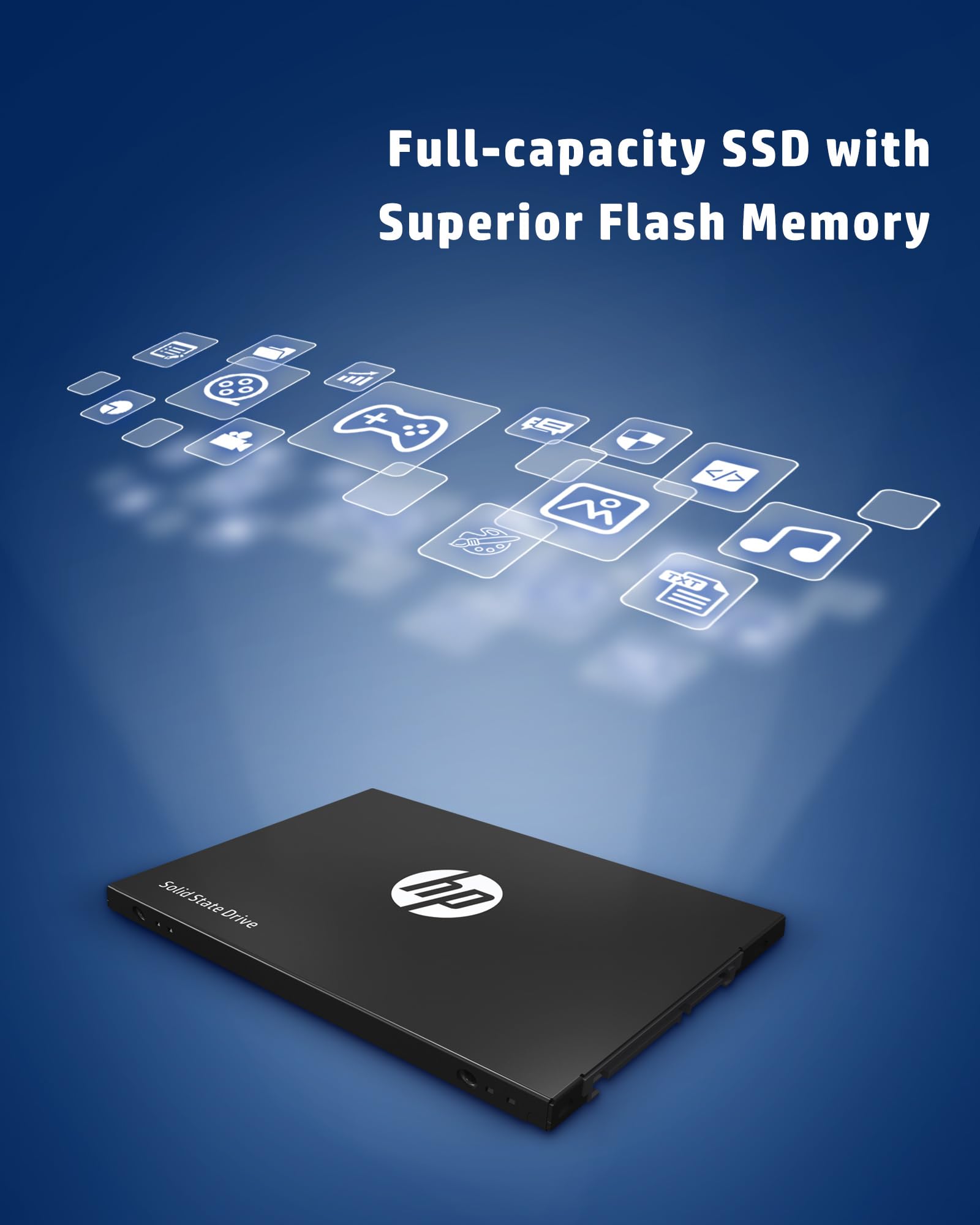 HP S750 3D NAND 512GB Internal PC SSD   SATA III Gb/s, 2.5', Up to 560 MB/s   16L53AA#ABA